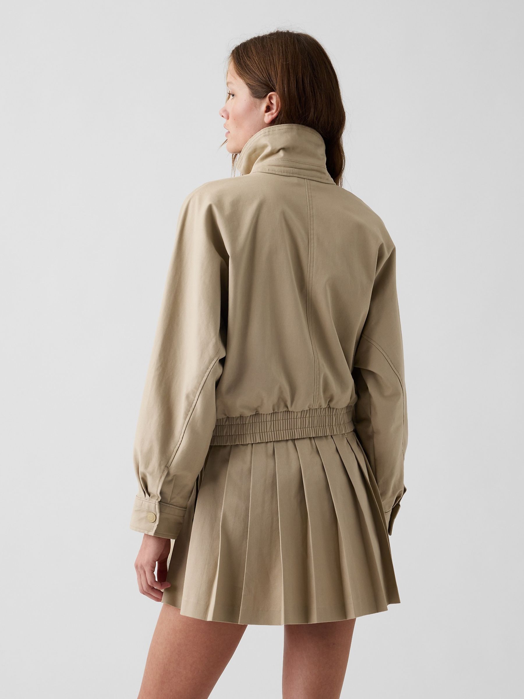 Gap x Malbon Beige Twill Bomber Jacket - Image 2 of 8