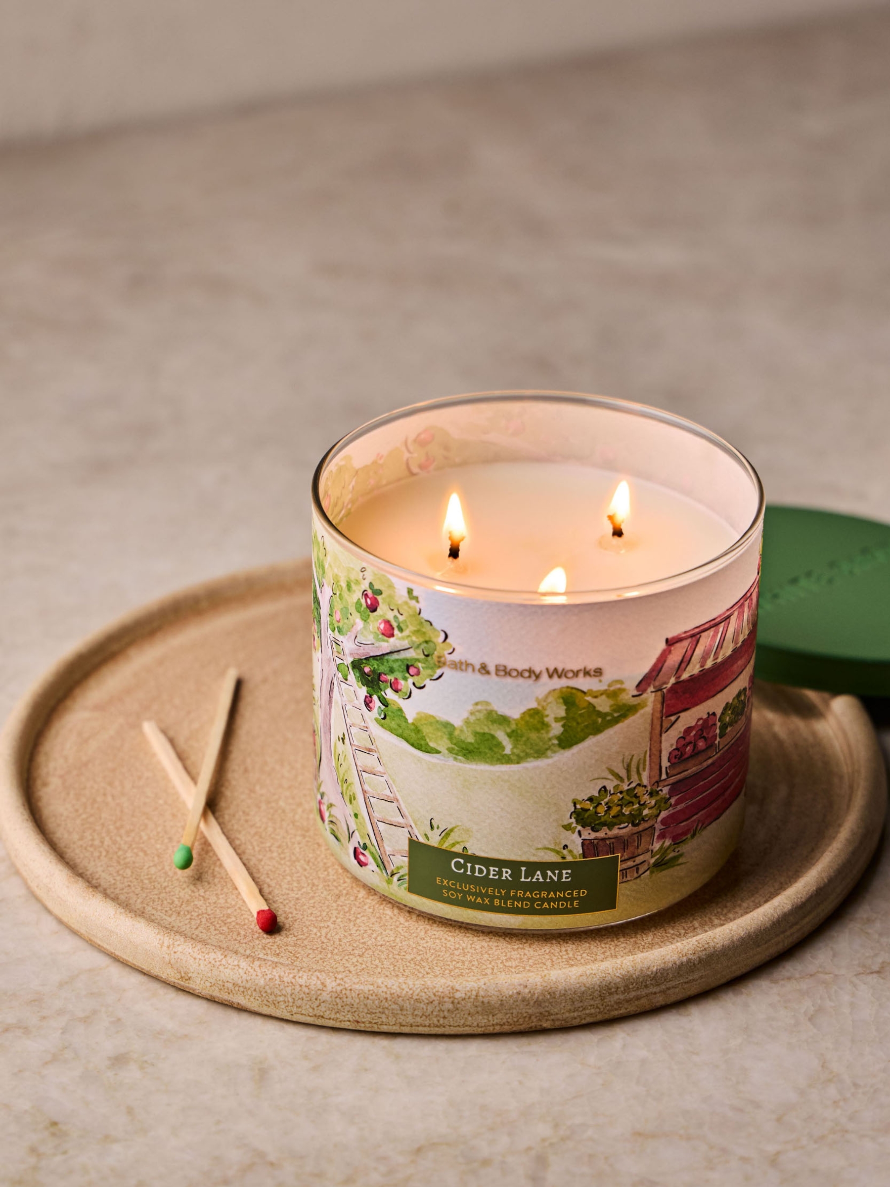 Cider Lane 3-Wick Candle 411g - Image 4 of 4