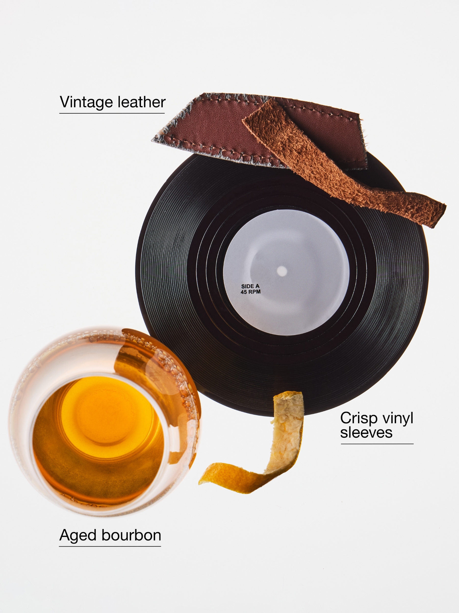 Bourbon Oak & Records 3-Wick Candle 411g - Image 3 of 4