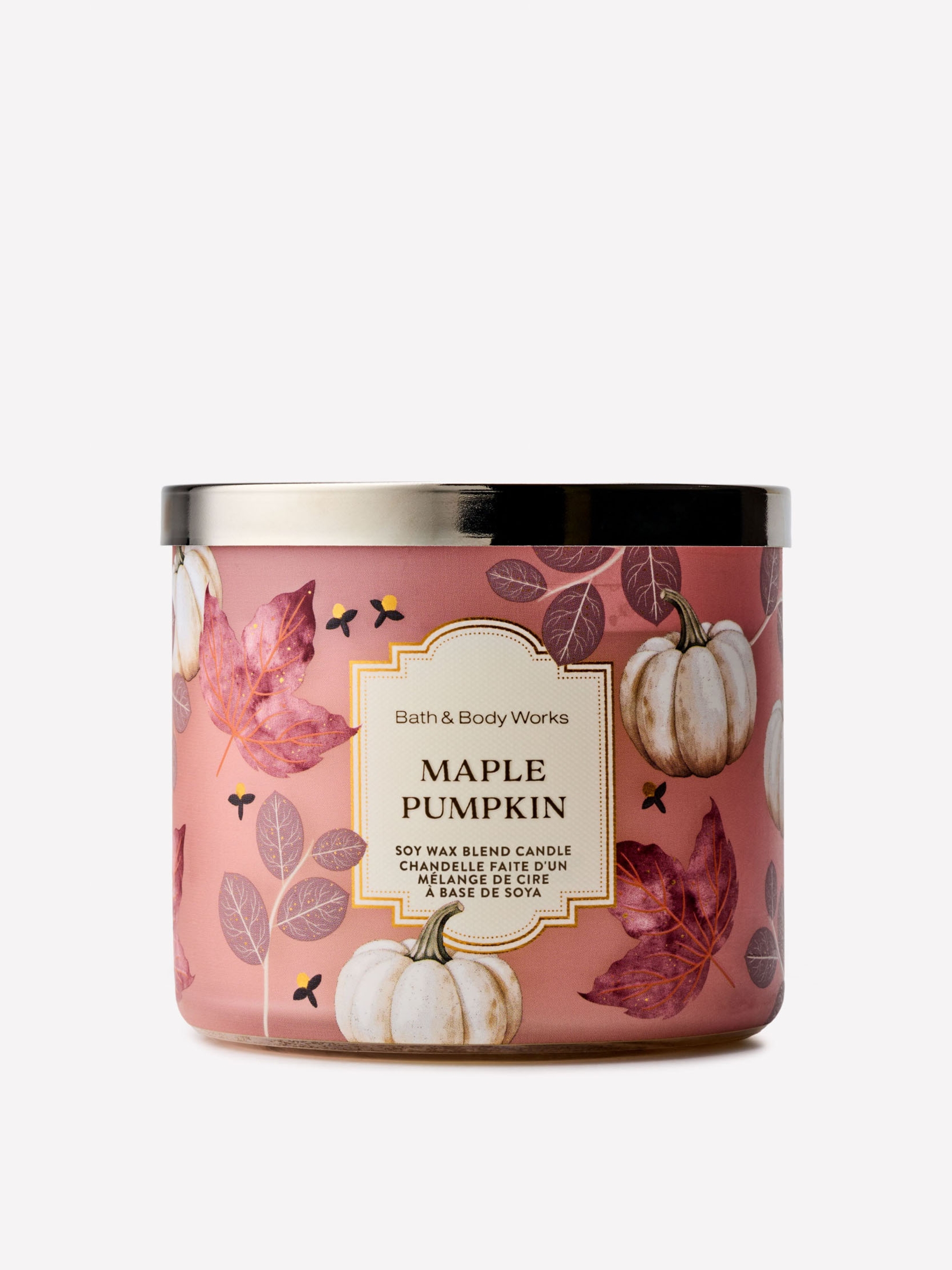 Maple Pumpkin 3-Wick Candle 411g - Image 1 of 4