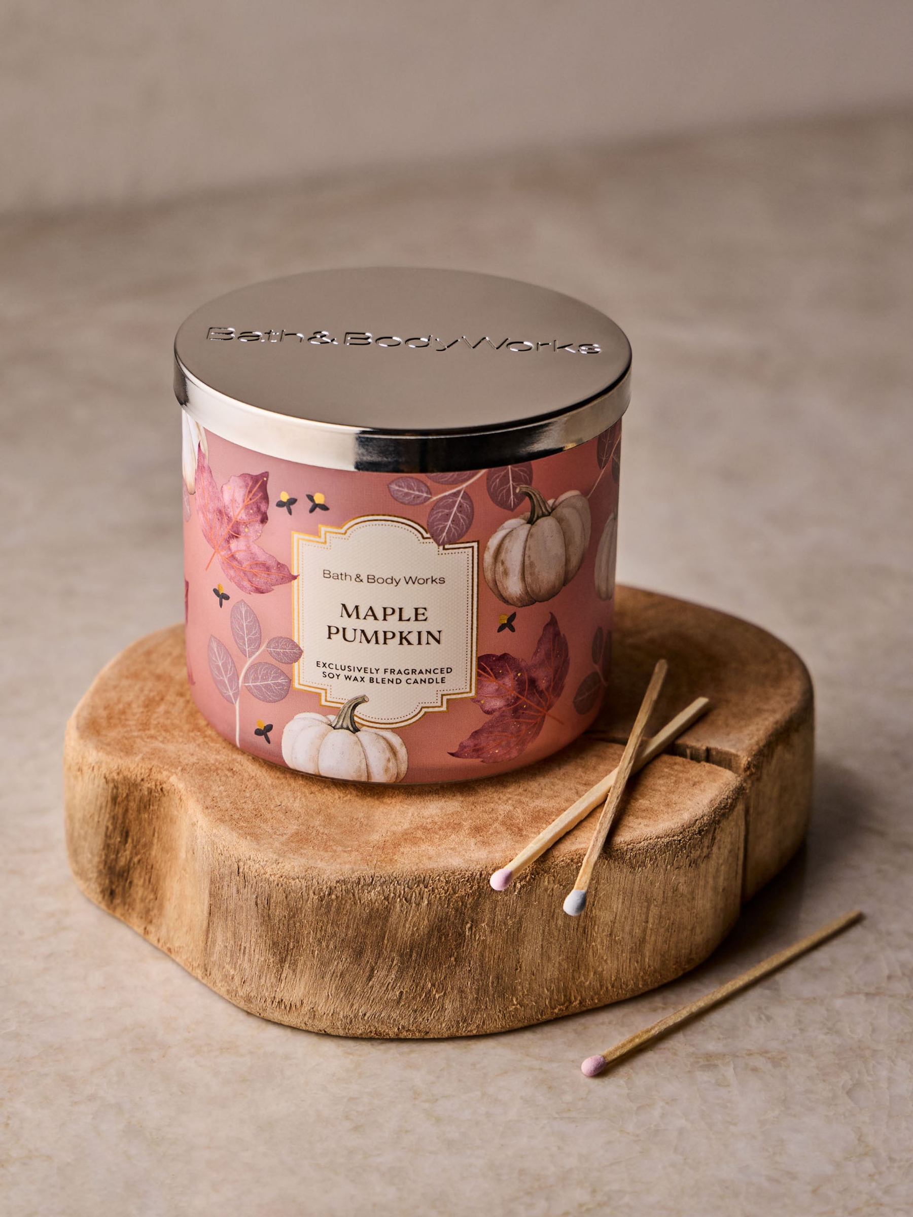 Maple Pumpkin 3-Wick Candle 411g - Image 4 of 4