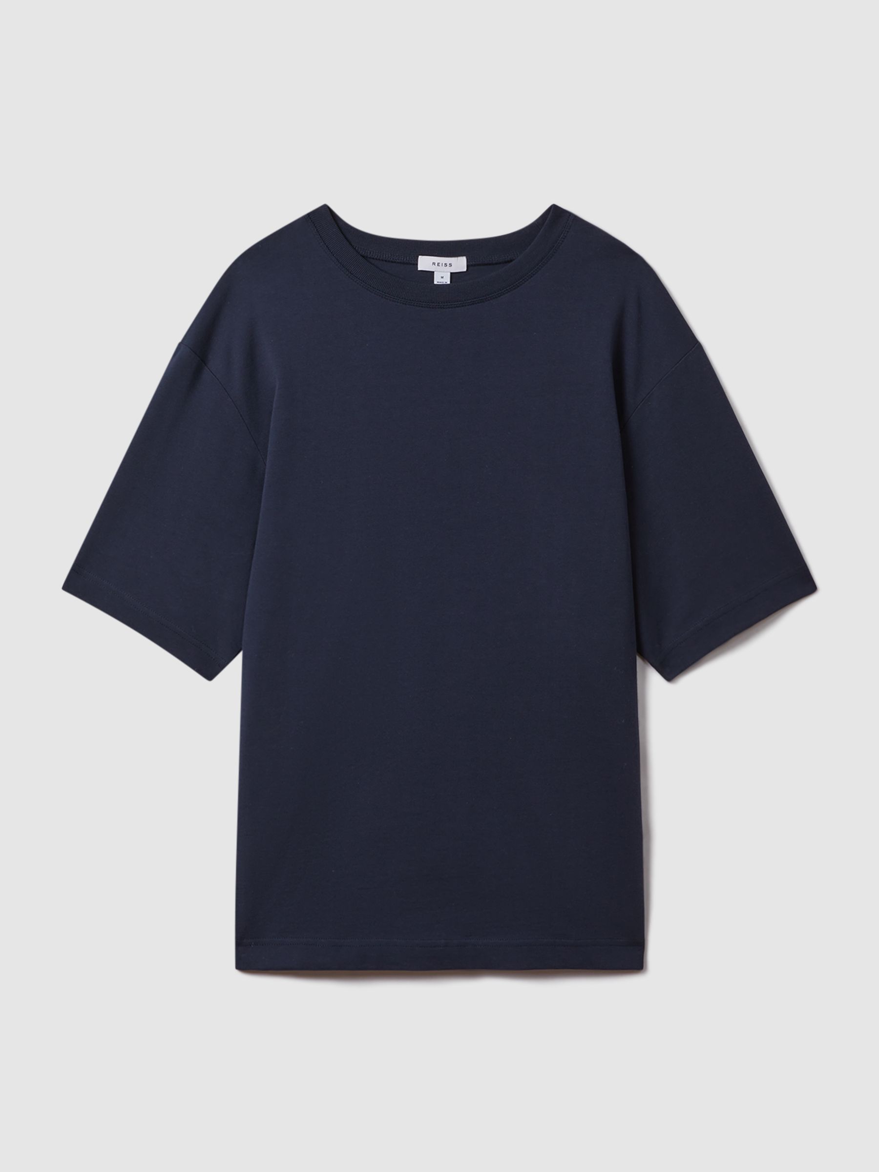 Oversized Garment Dye T-Shirt in Eclipse Blue - Image 2 of 7