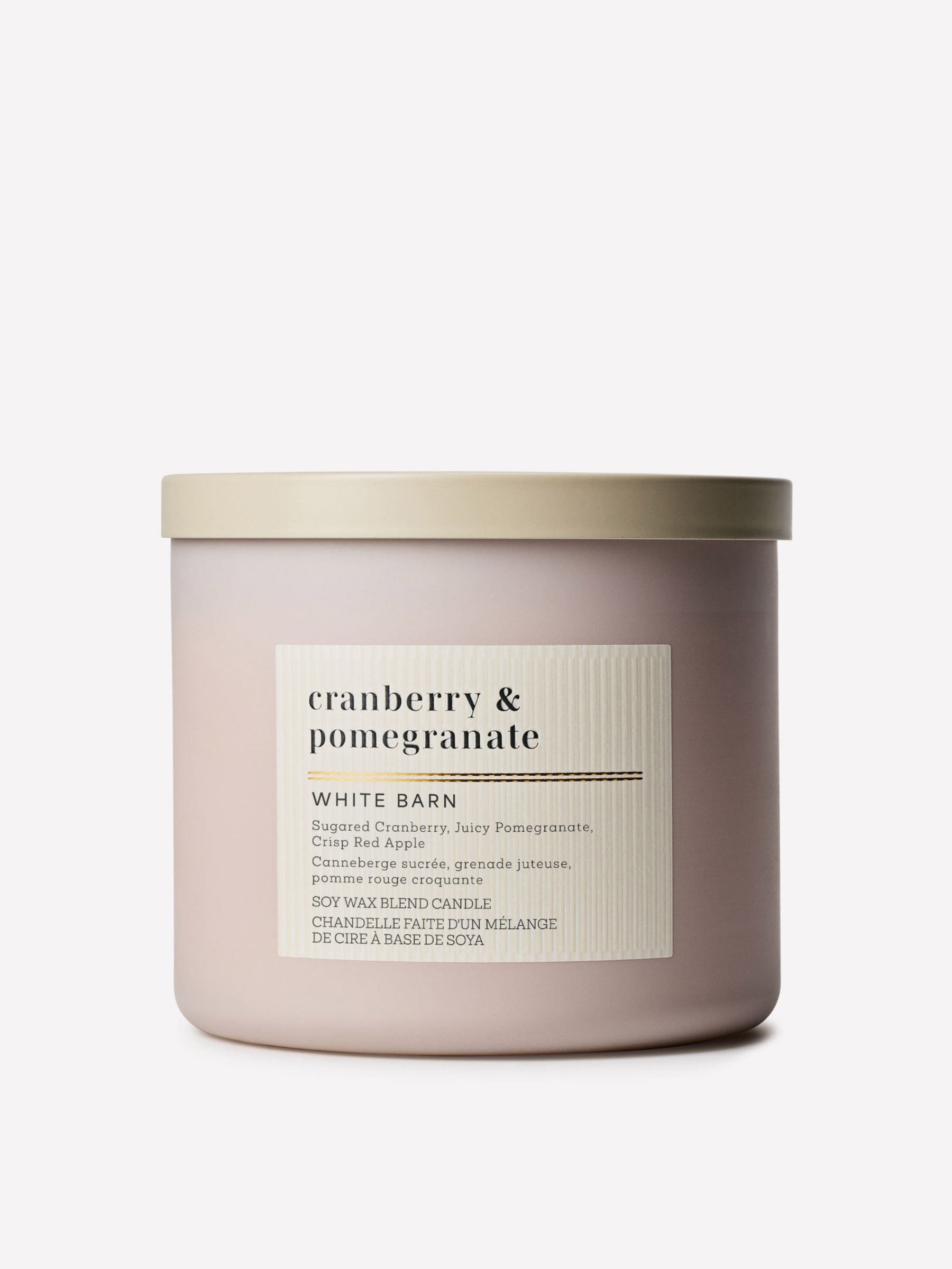 Cranberry & Pomegranate 3Wick Candle 104g - Image 1 of 4 Cranberry & Pomegranate 3Wick Candle 104g - Image 1 of 4