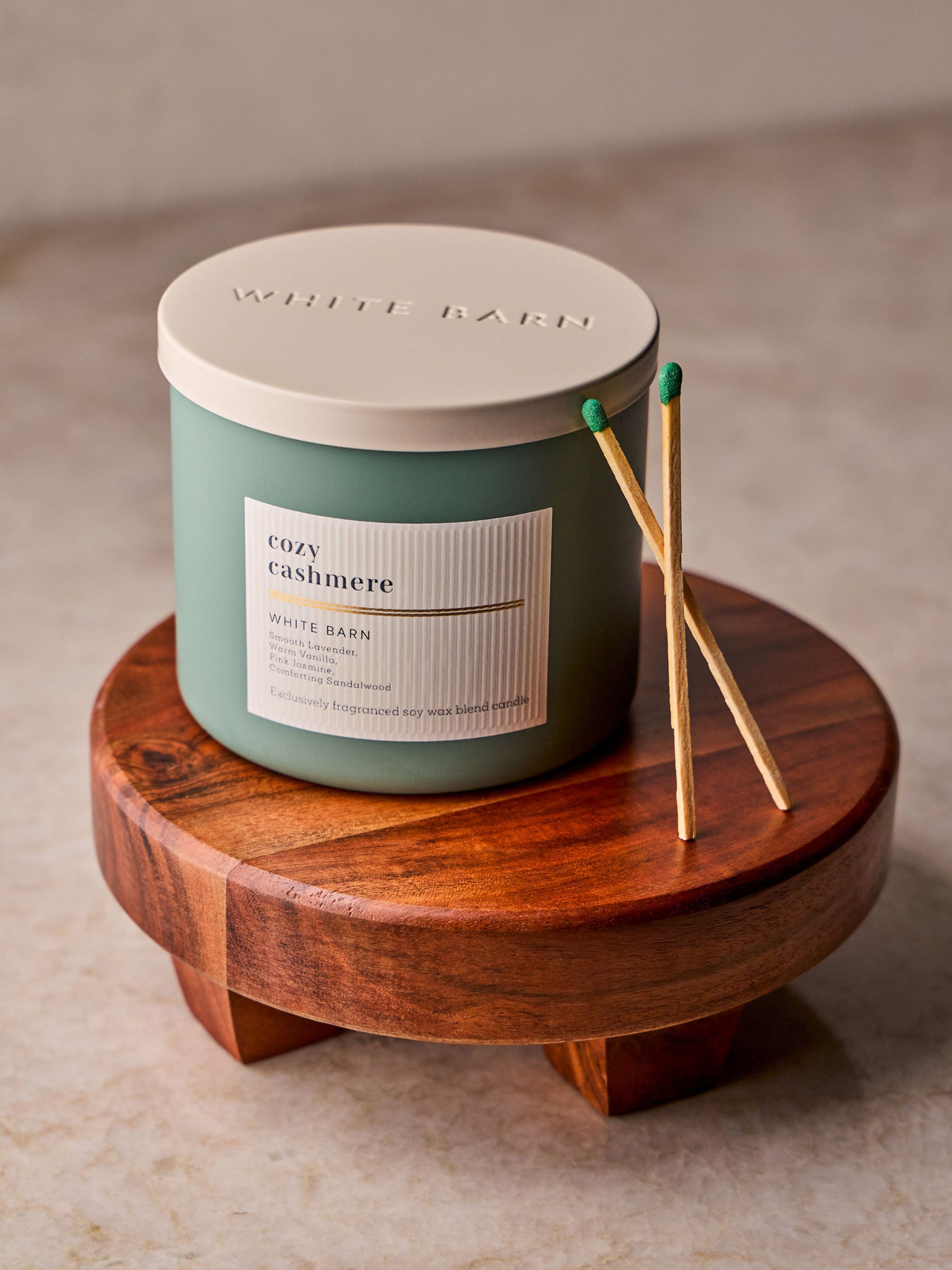 Cozy Cashmere 3Wick Candle 104g - Image 4 of 4