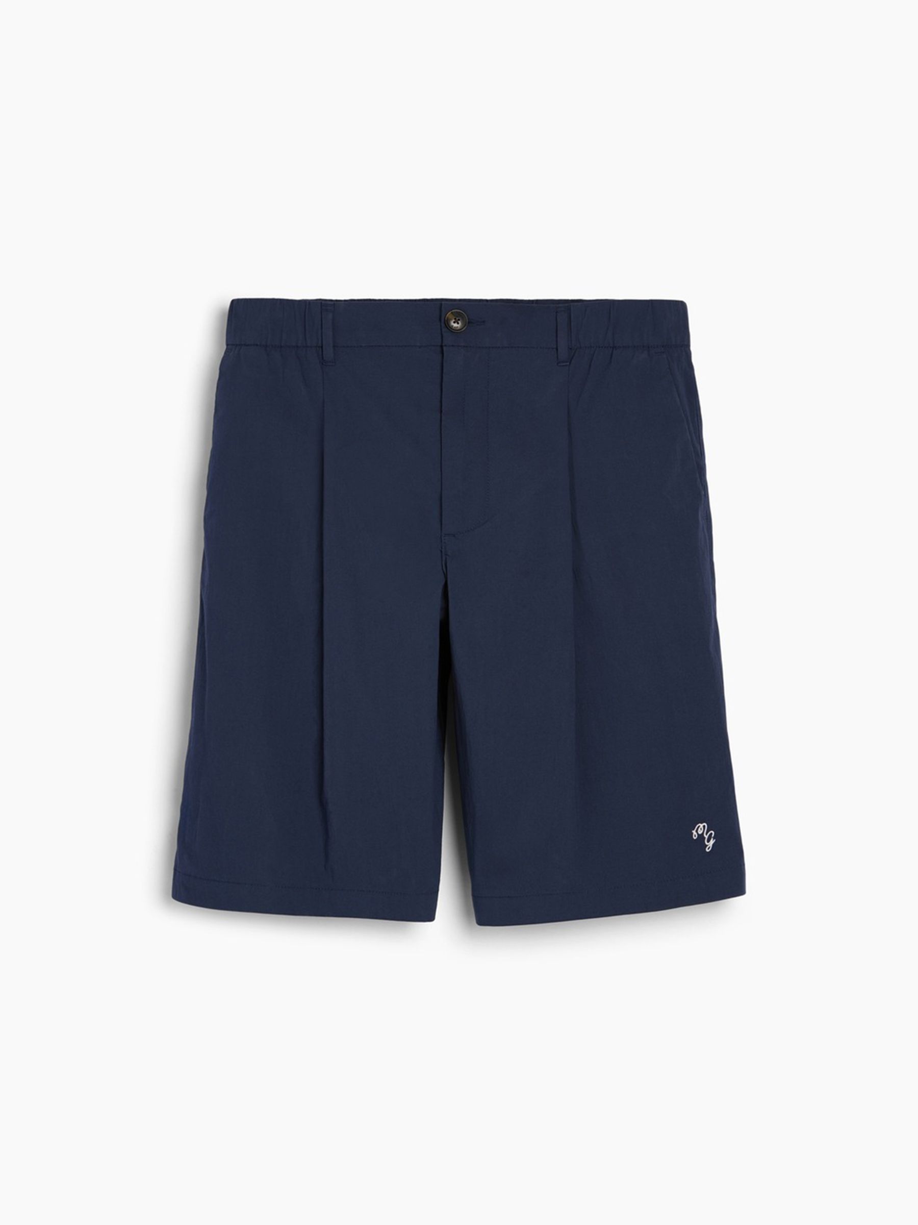 Gap x Malbon Navy Textured Poplin Baggy Shorts - Image 8 of 10
