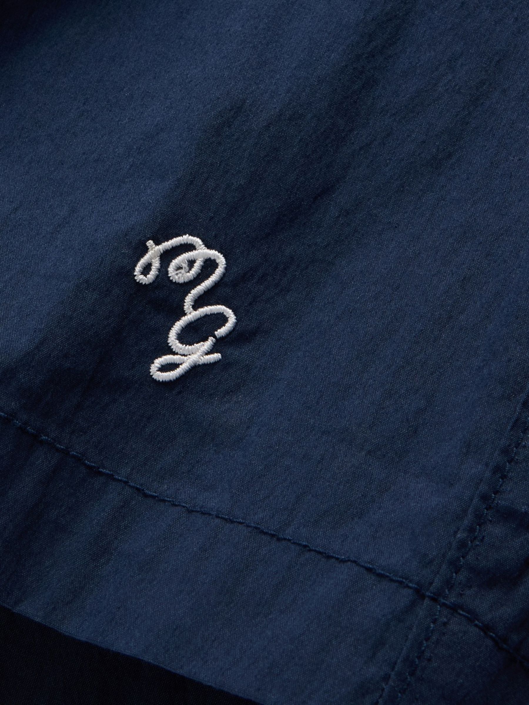 Gap x Malbon Navy Textured Poplin Baggy Shorts - Image 9 of 10