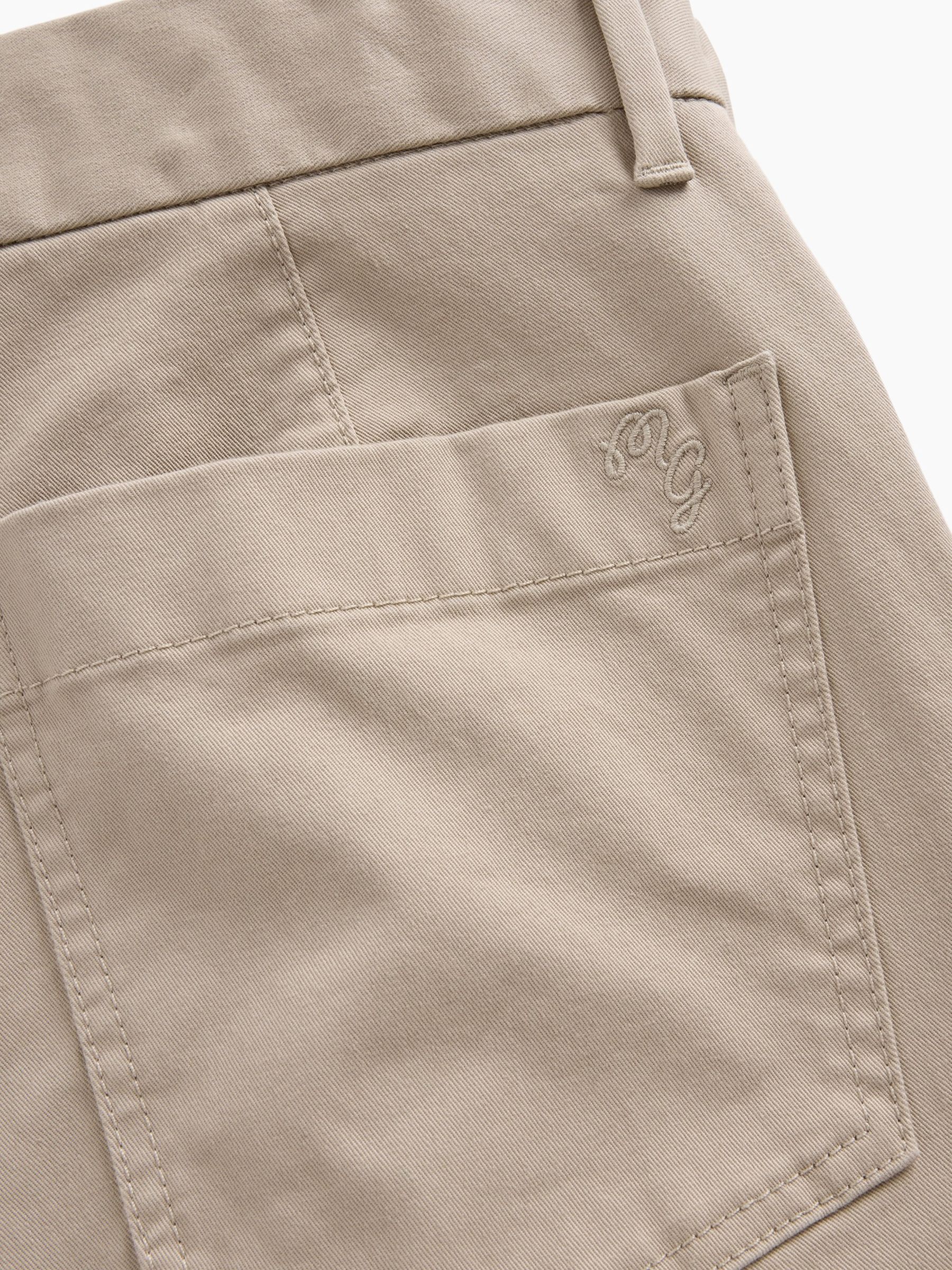 Gap x Malbon Beige Pleated Baggy Chinos - Image 10 of 11
