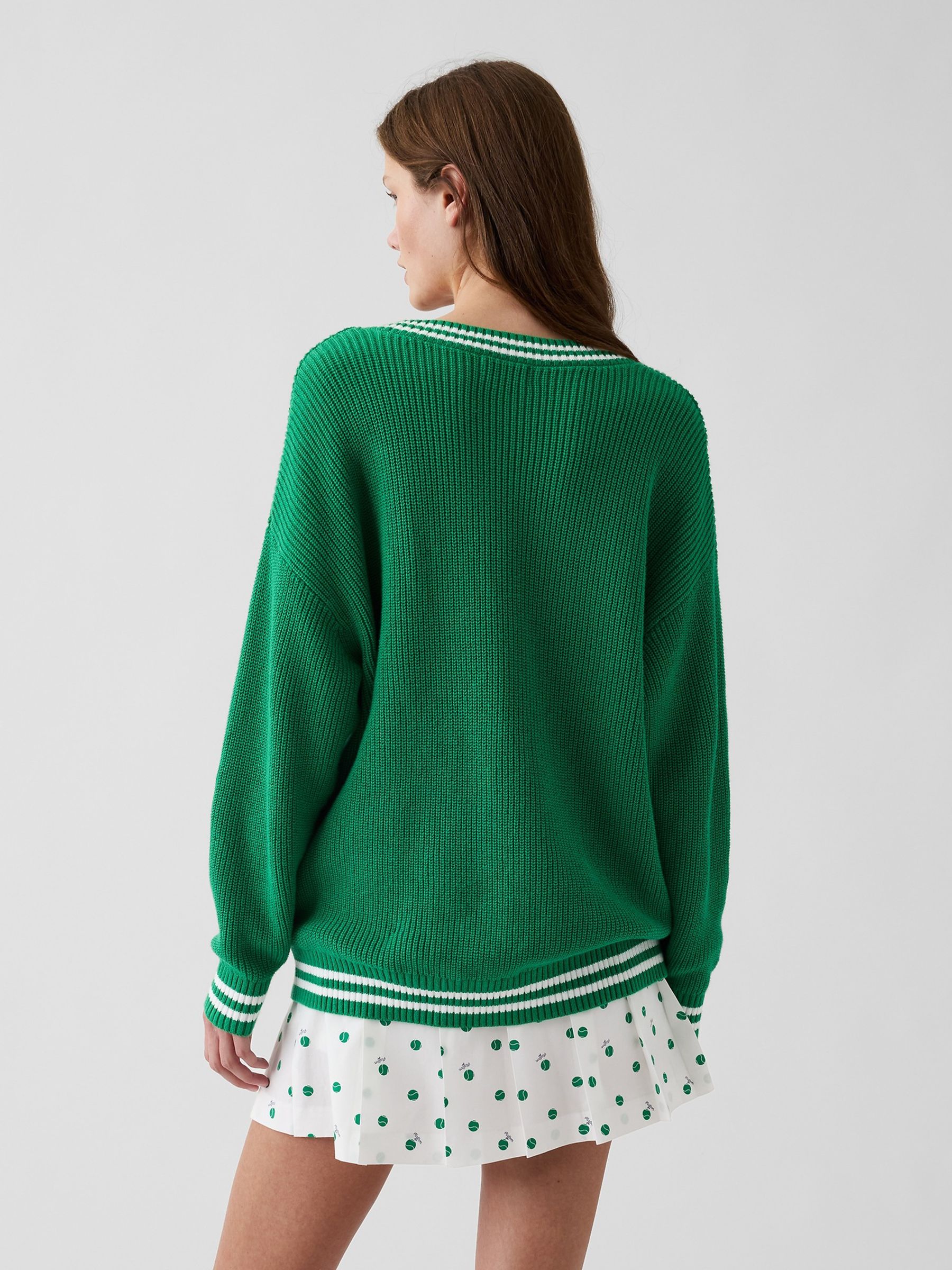 Gap x Malbon Green Oversized Jumper - Image 3 of 8