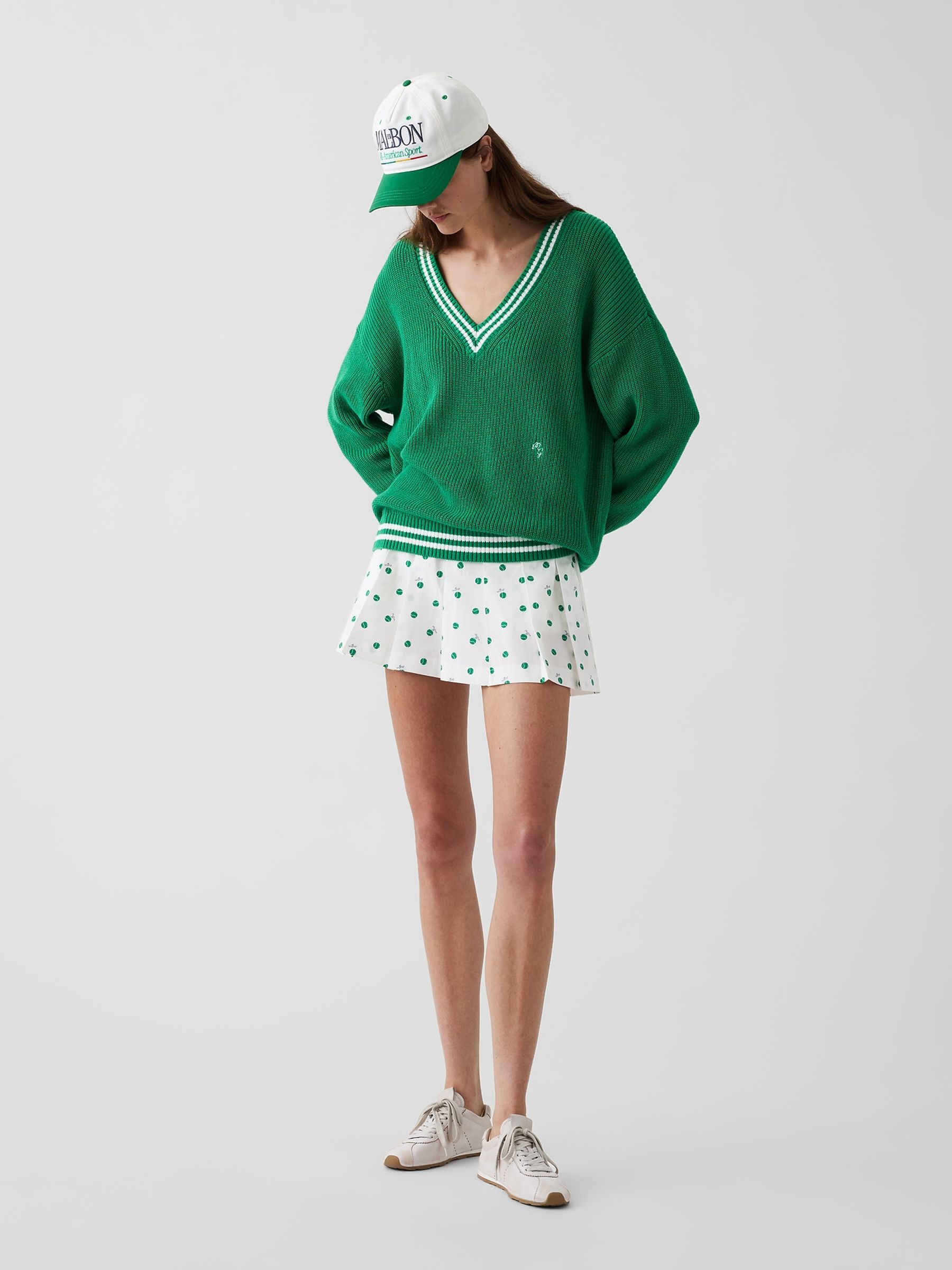 Gap x Malbon Green Oversized Jumper - Image 4 of 8