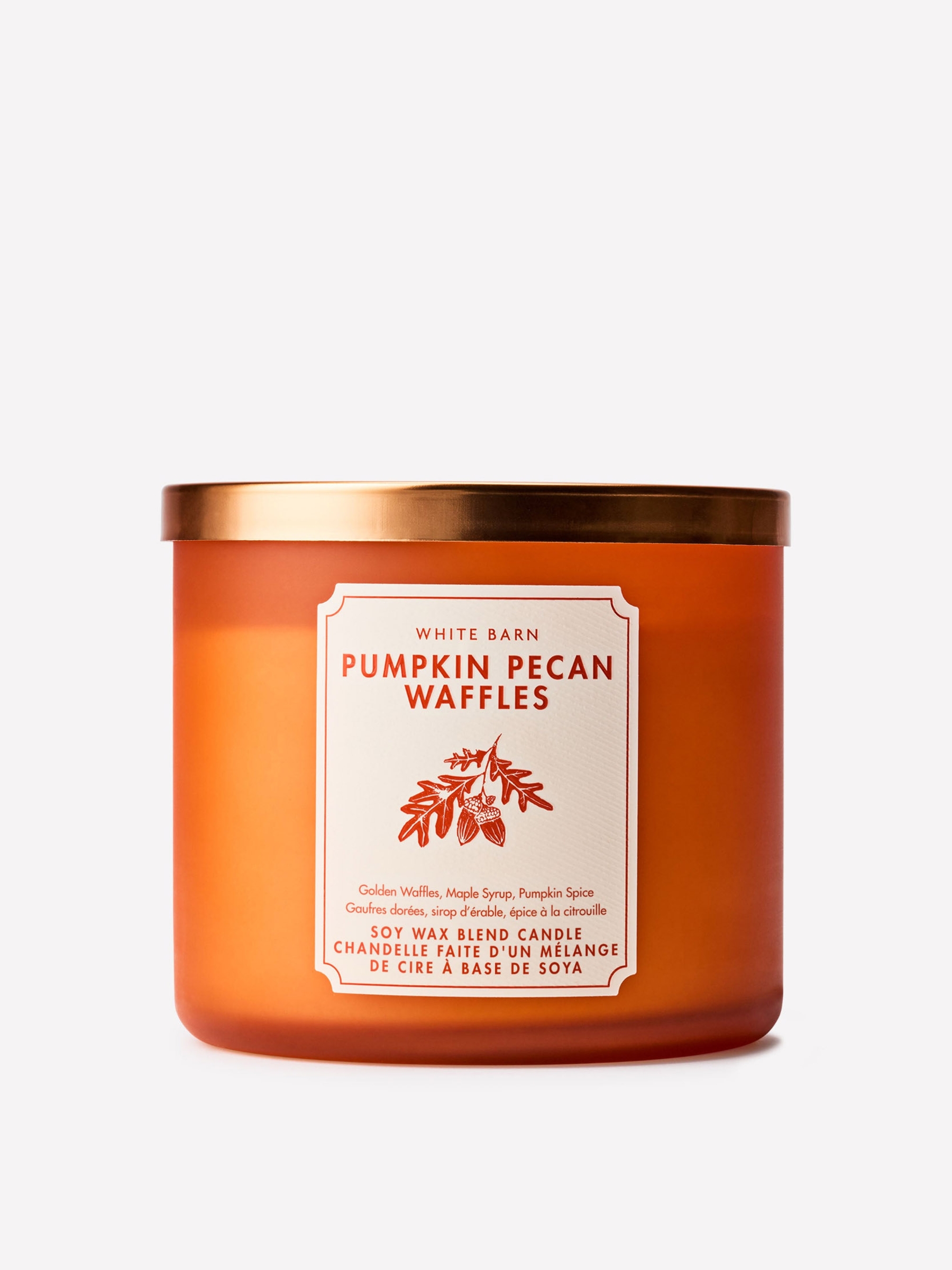 Pumpkin Pecan Waffles 3-Wick Candle - Image 1 of 4