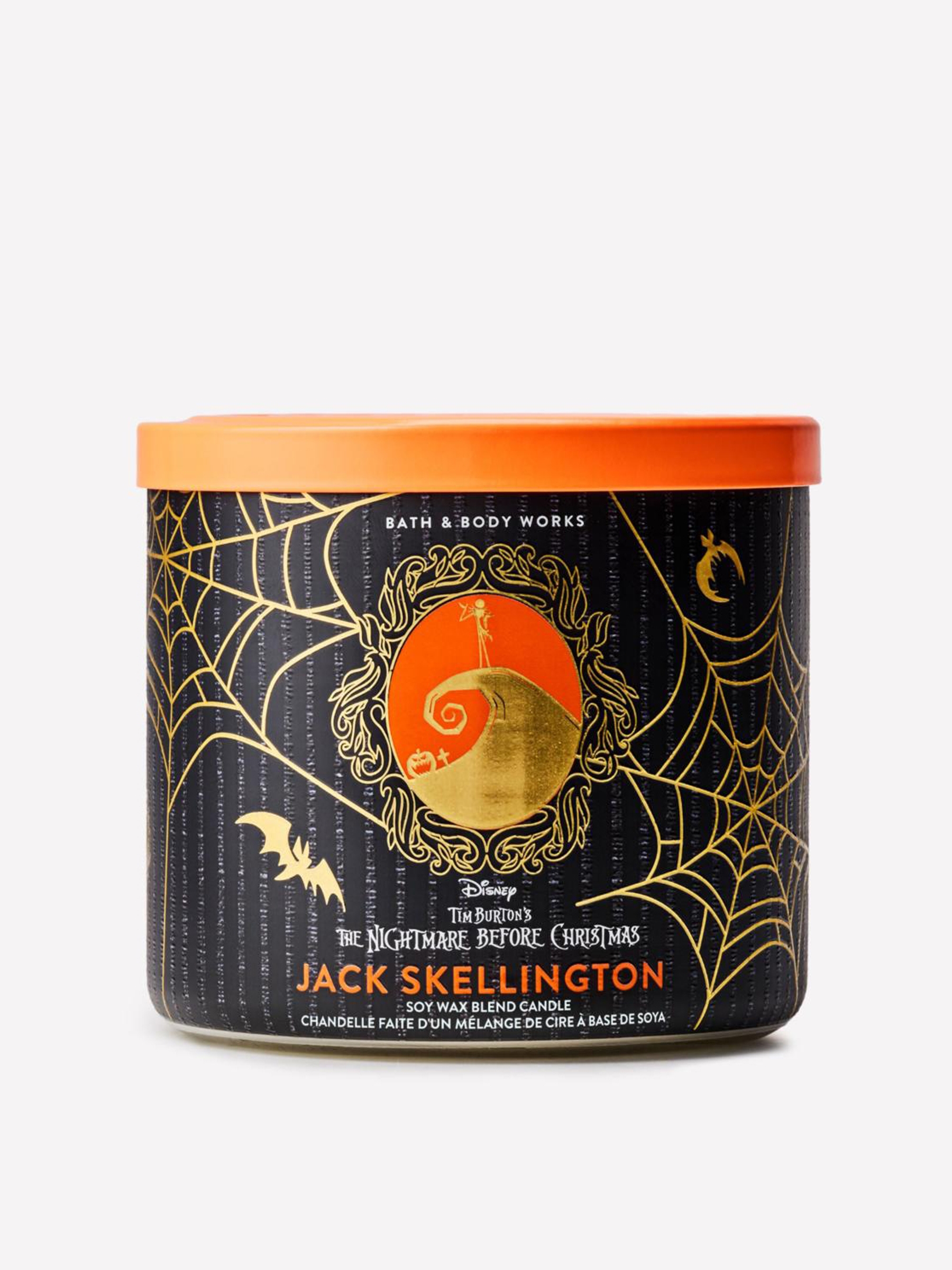 Jack Skellington 3-Wick Candle 411g - Image 1 of 5