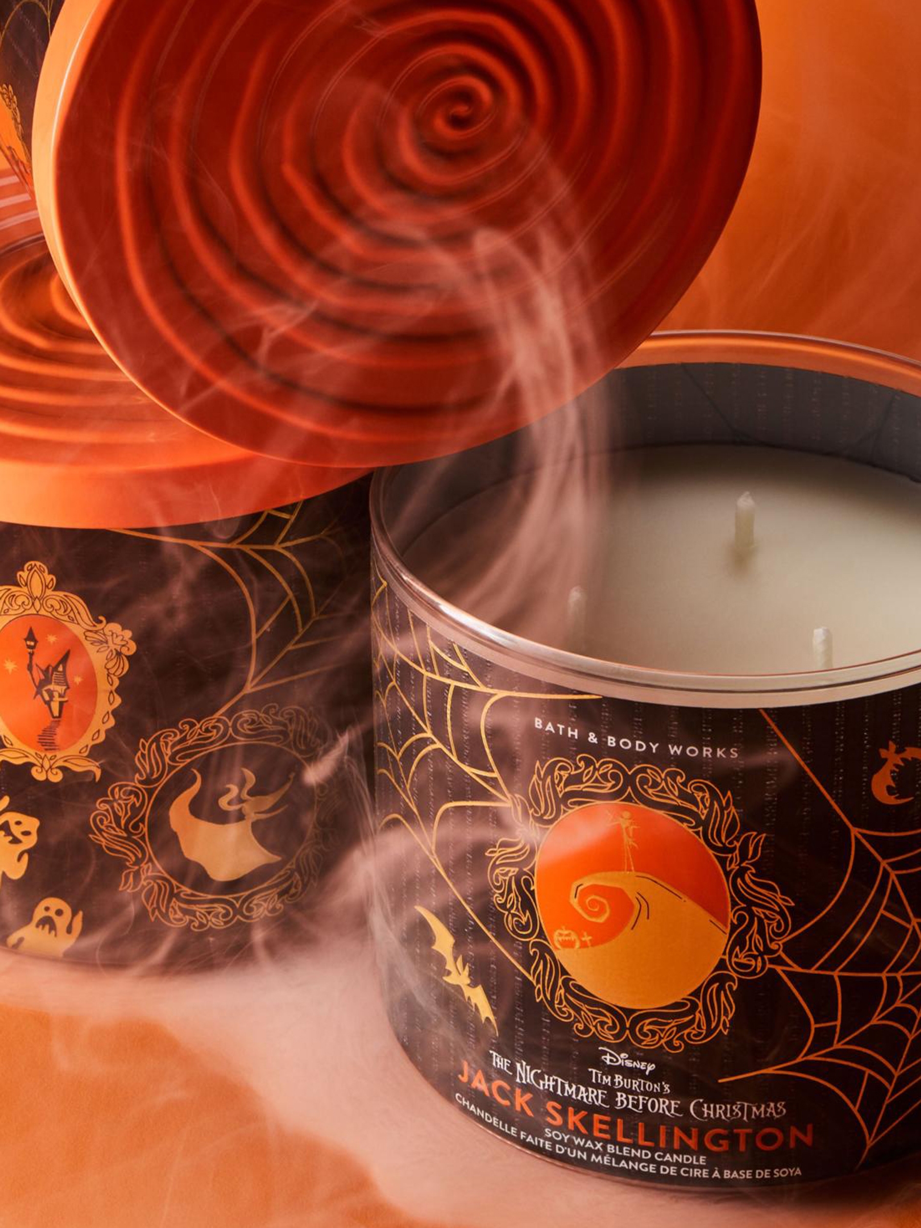 Jack Skellington 3-Wick Candle 411g - Image 2 of 5