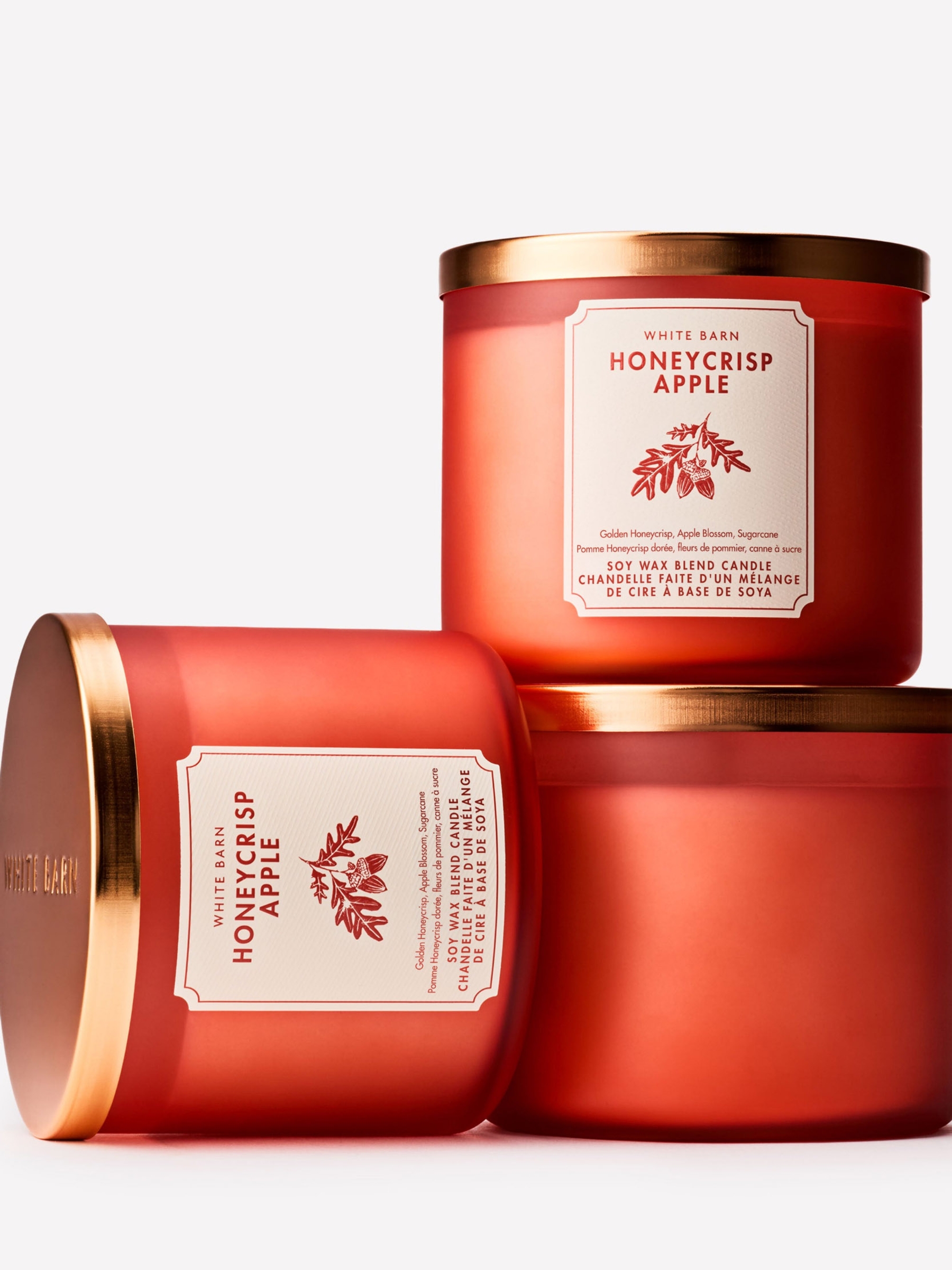 Honeycrisp Apple 3-Wick Candle - Image 2 of 5