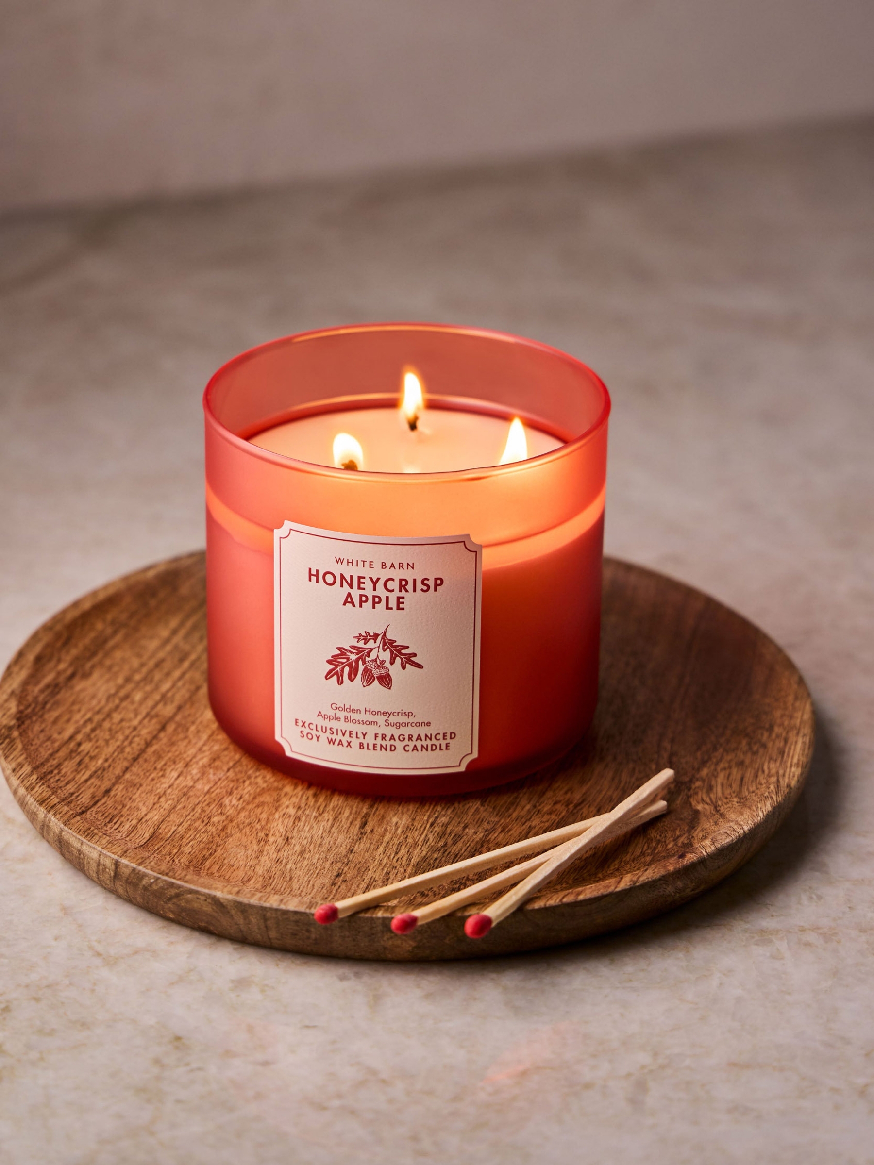 Honeycrisp Apple 3-Wick Candle - Image 4 of 5