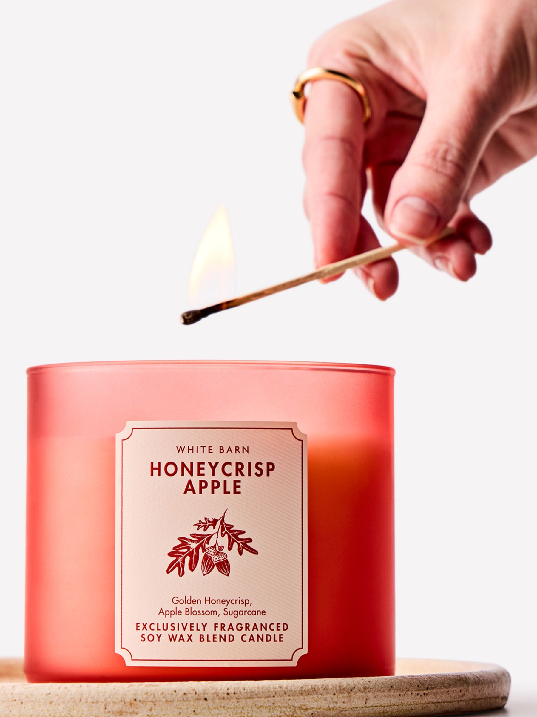 Honeycrisp Apple 3-Wick Candle - Image 5 of 5