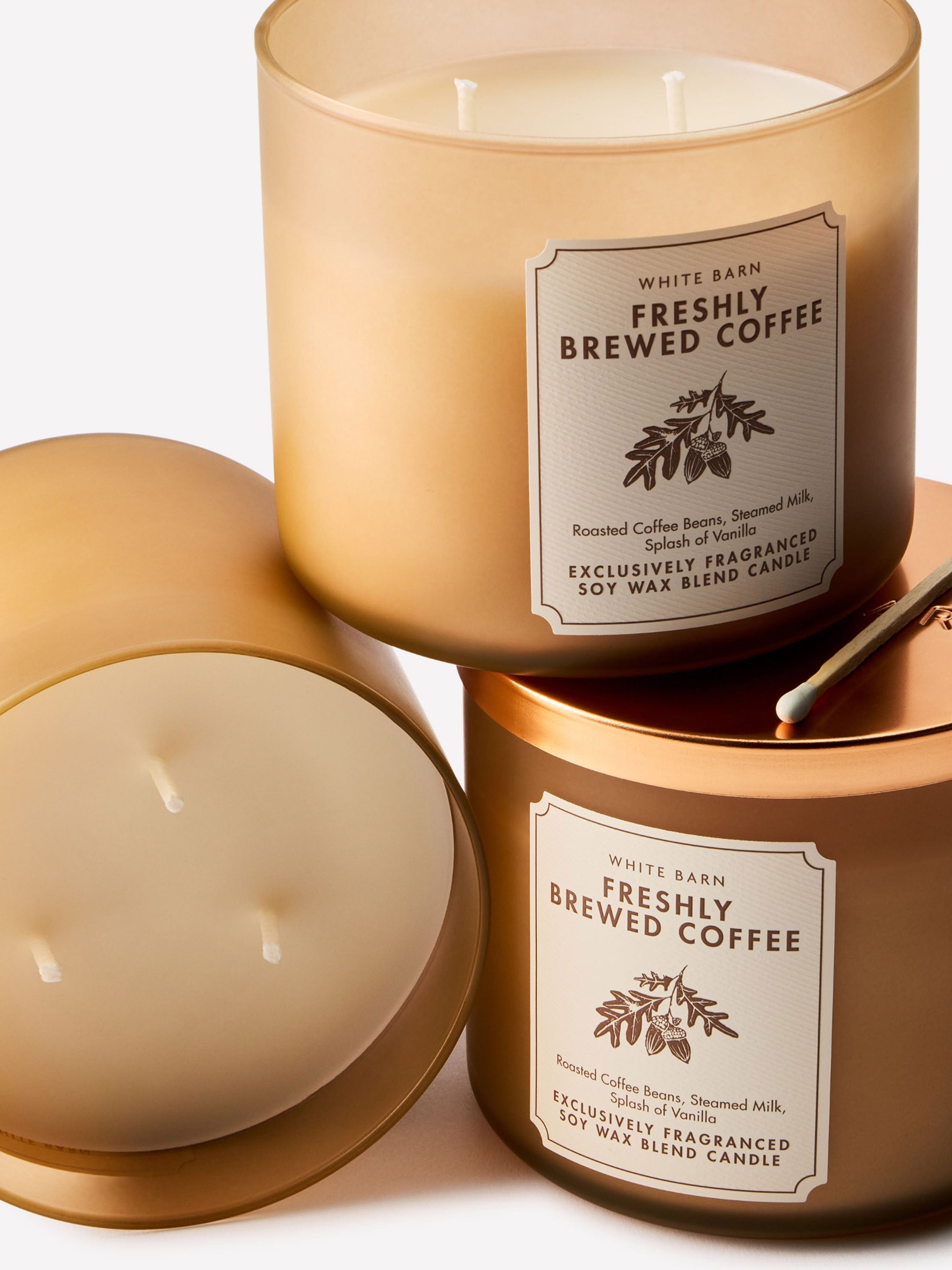 Freshly Brewed Coffee 3-Wick Candle - Image 2 of 4