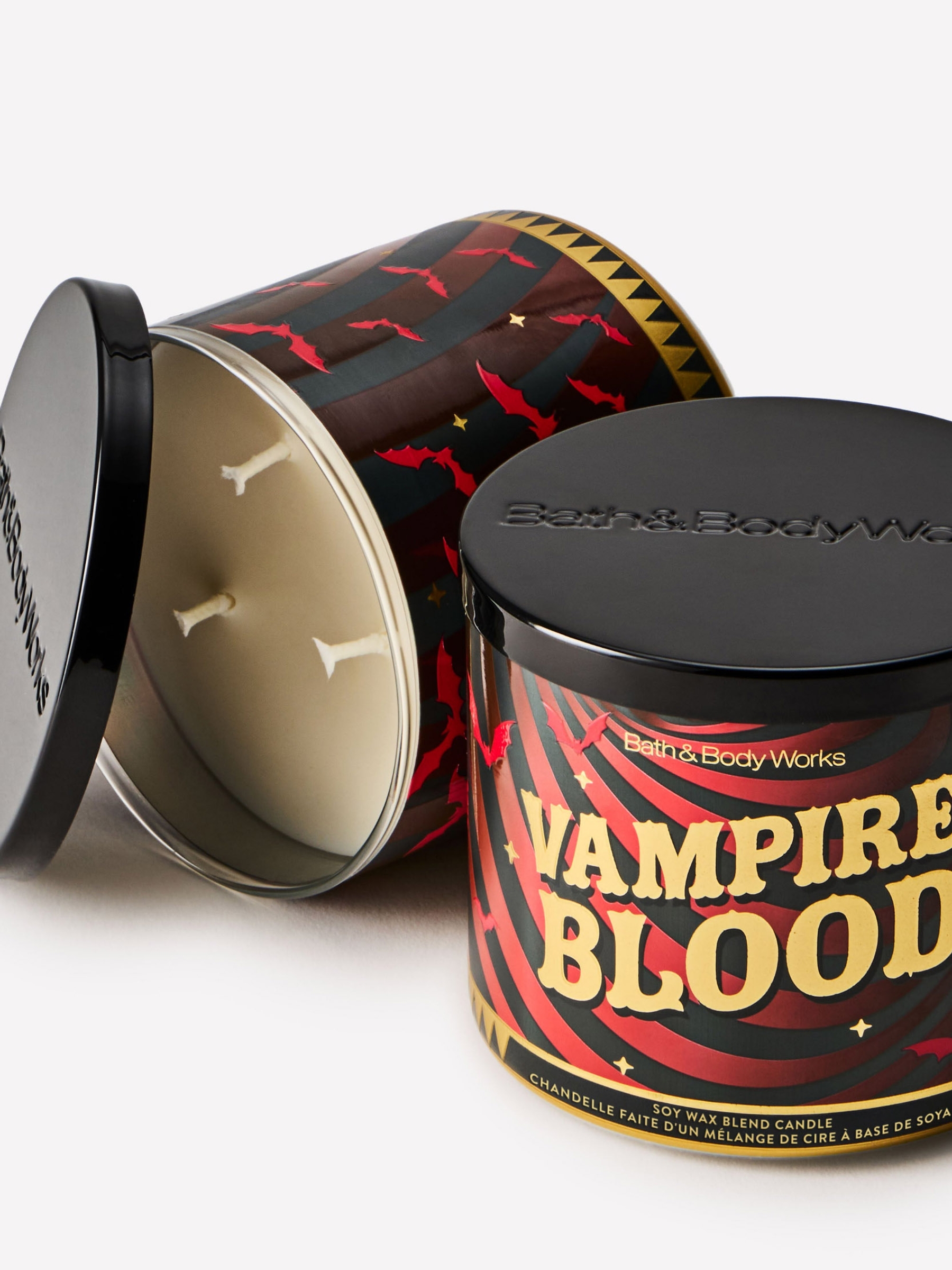 Vampire Blood 3-Wick Candle 411g - Image 2 of 4 Vampire Blood 3-Wick Candle 411g - Image 2 of 4