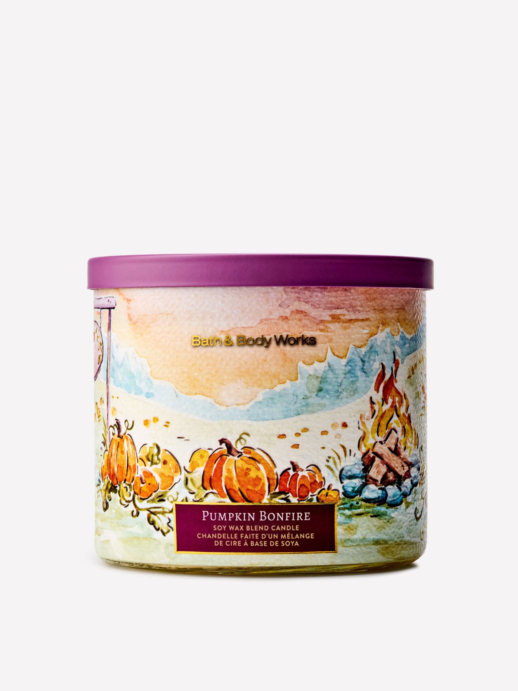 Pumpkin Bonfire 3-Wick Candle 411g - Image 1 of 4 Pumpkin Bonfire 3-Wick Candle 411g - Image 1 of 4