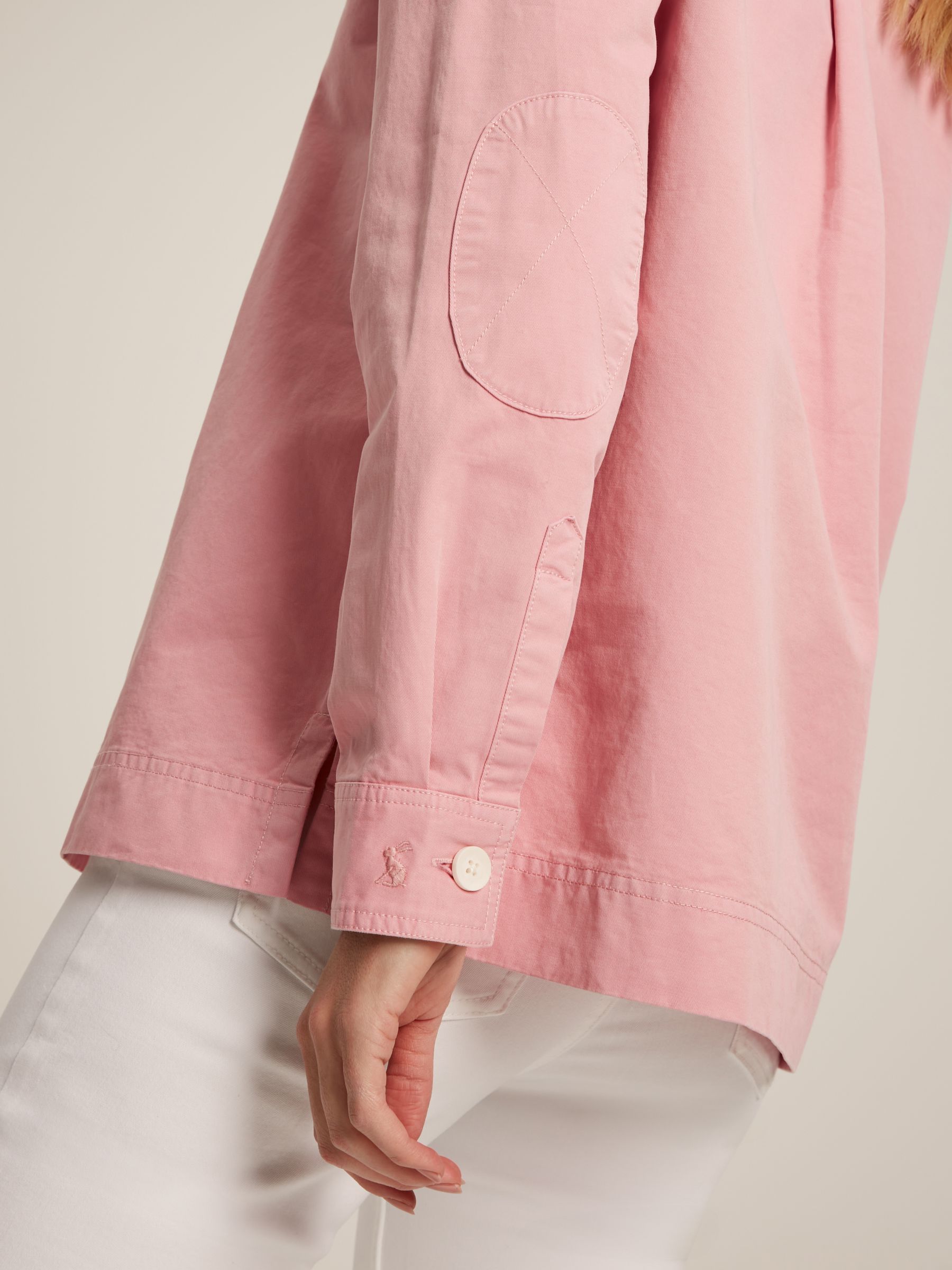Brinley Pink Cotton Deck Shirt - Image 4 of 7