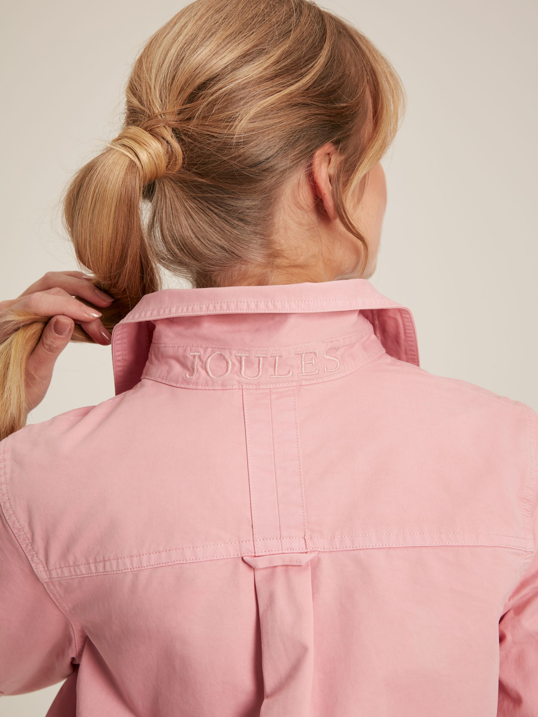 Brinley Pink Cotton Deck Shirt - Image 5 of 7