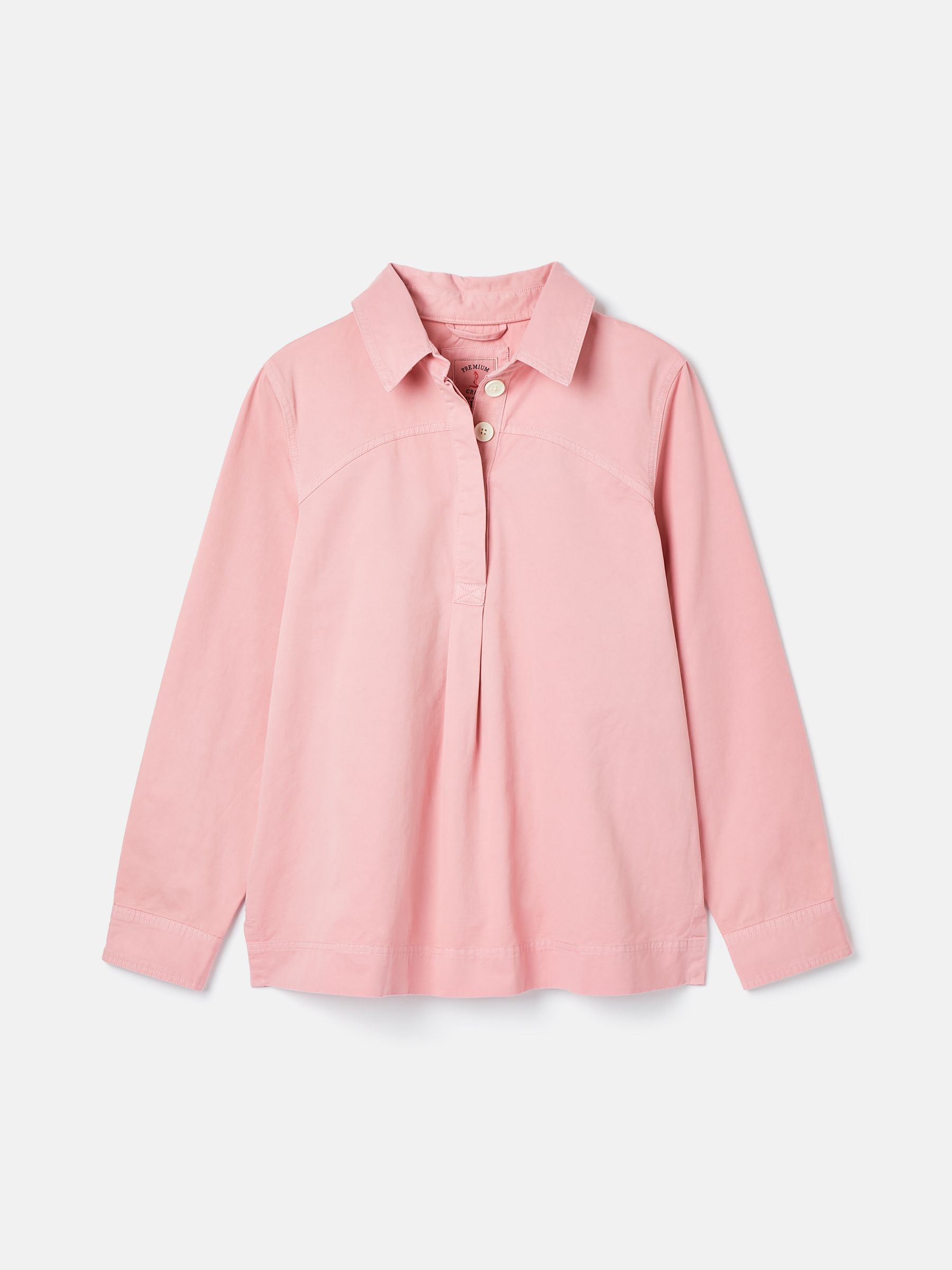 Brinley Pink Cotton Deck Shirt - Image 7 of 7