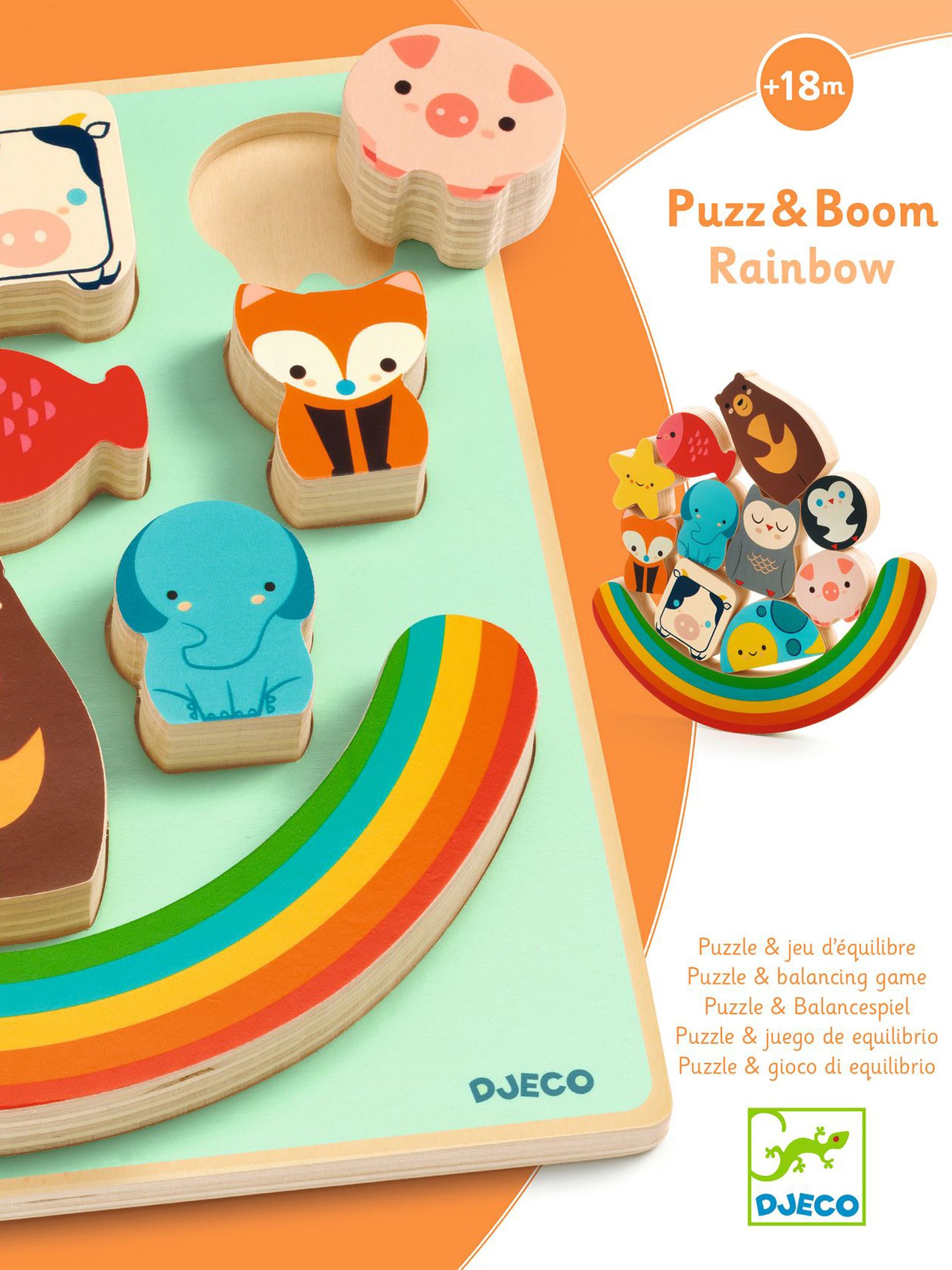 Djeco Puzz & Boom Rainbow - Image 4 of 4