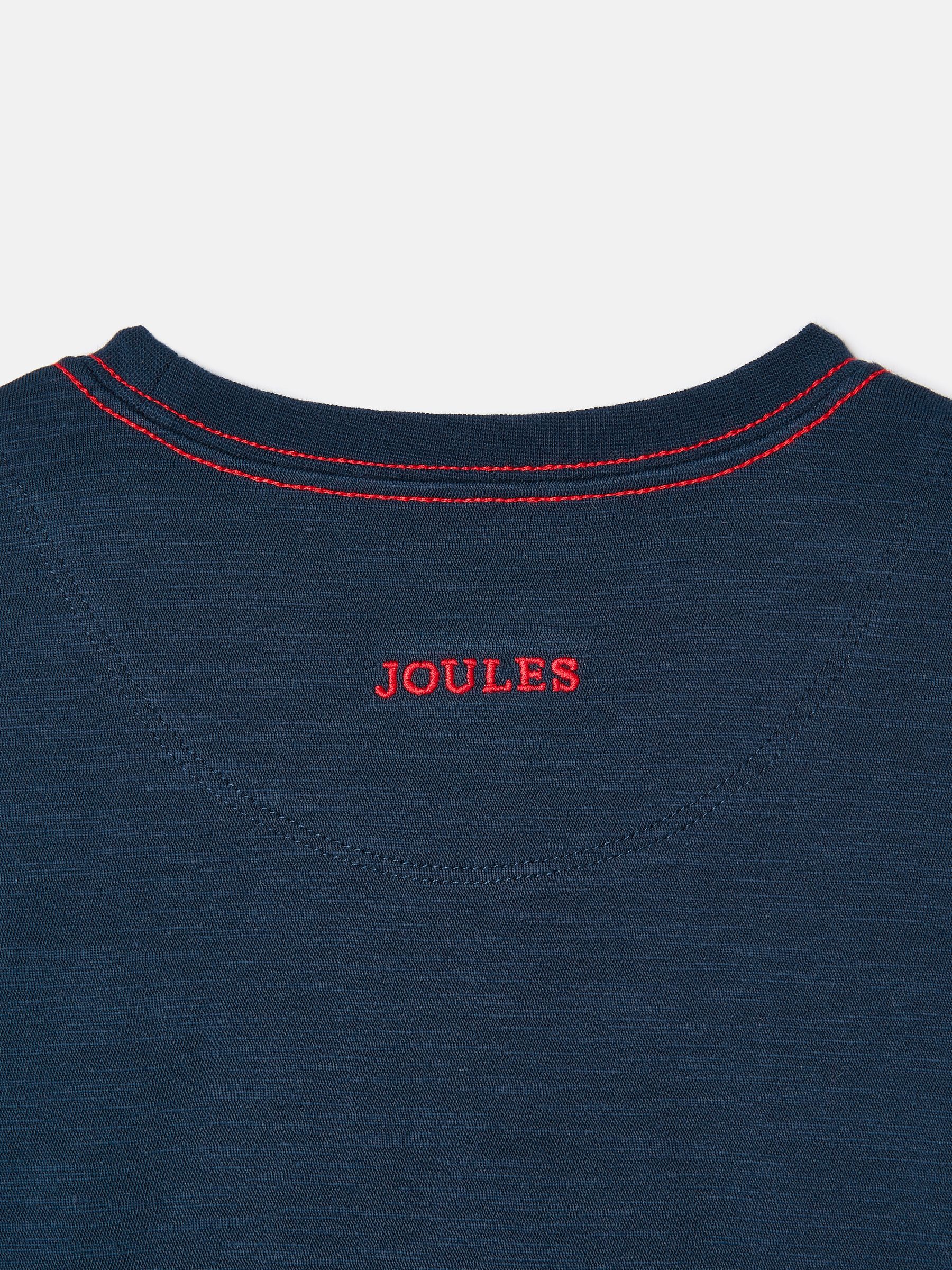 Dylan Navy Blue Long Sleeve Dinosaur T-Shirt - Image 9 of 11