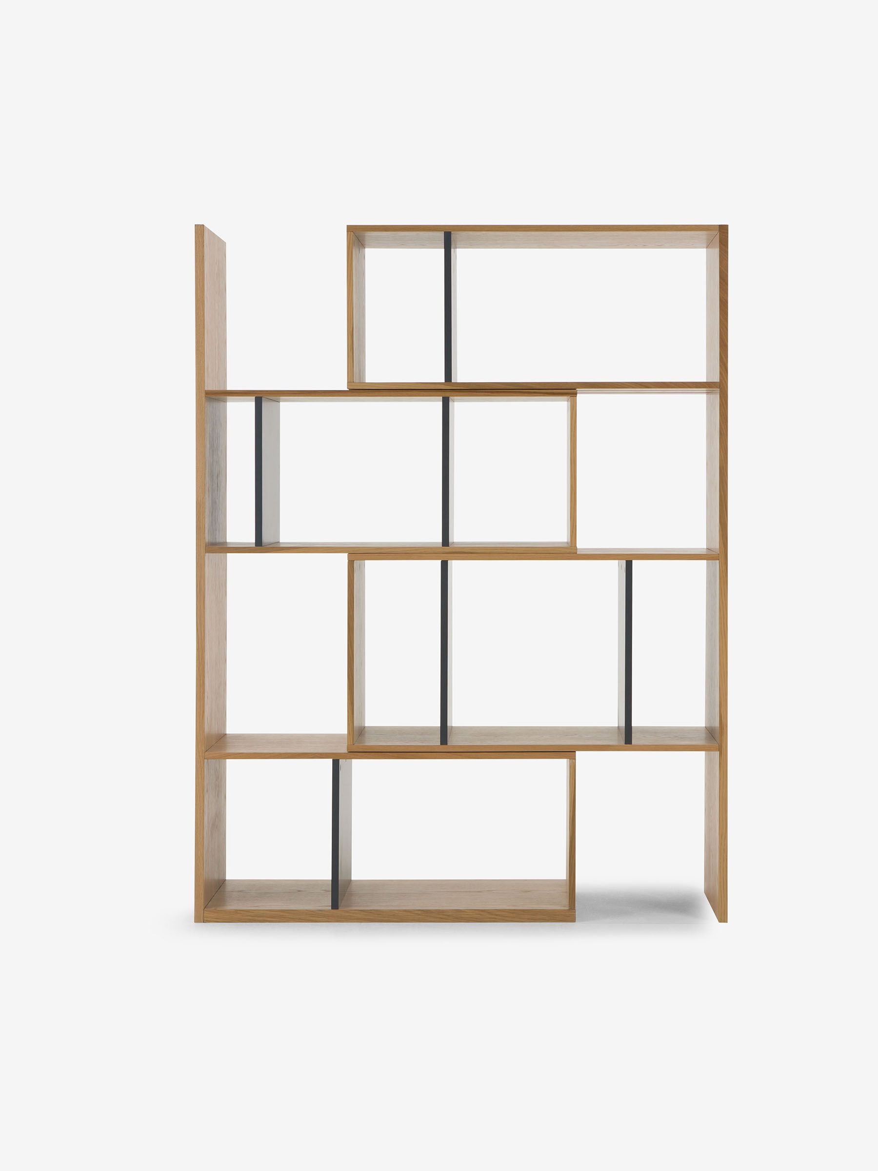 Kya Shelving Unit in Oak and Grey - Image 8 of 8