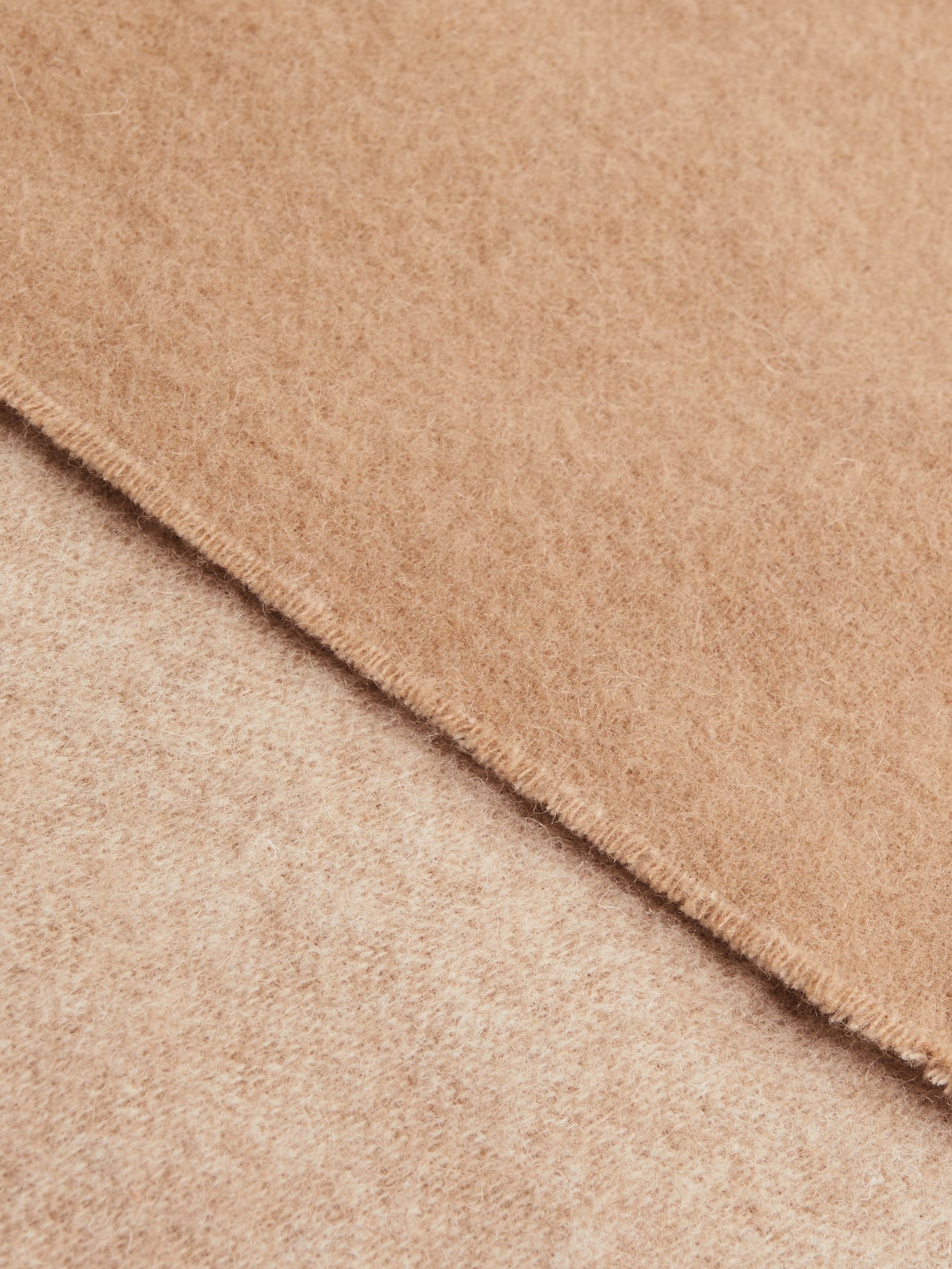 Cashmere Blend Scarf in Camel - Image 4 of 4