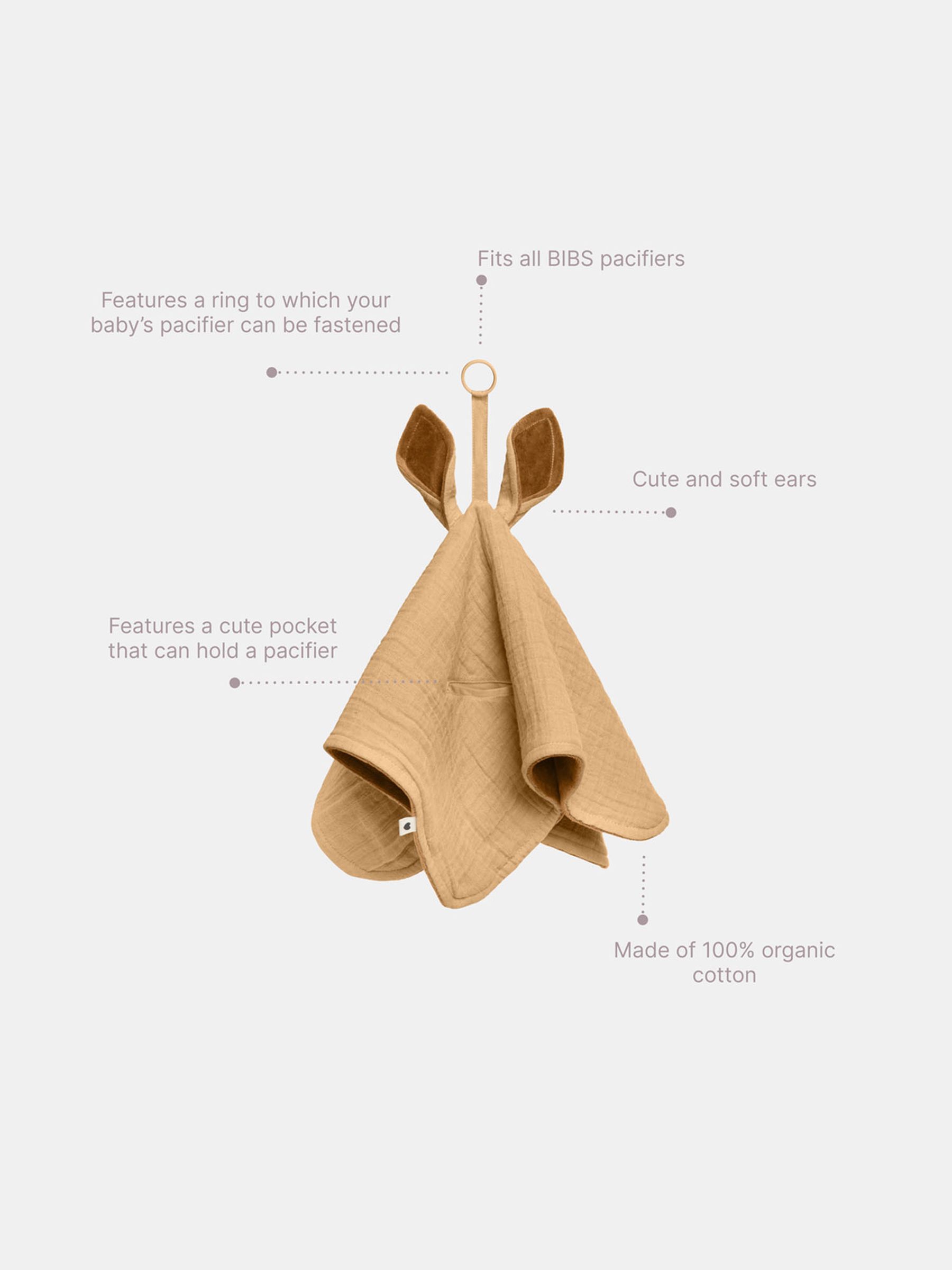 Pink BIBS Blush Cuddle Cloth Kangaroo - Image 3 of 3