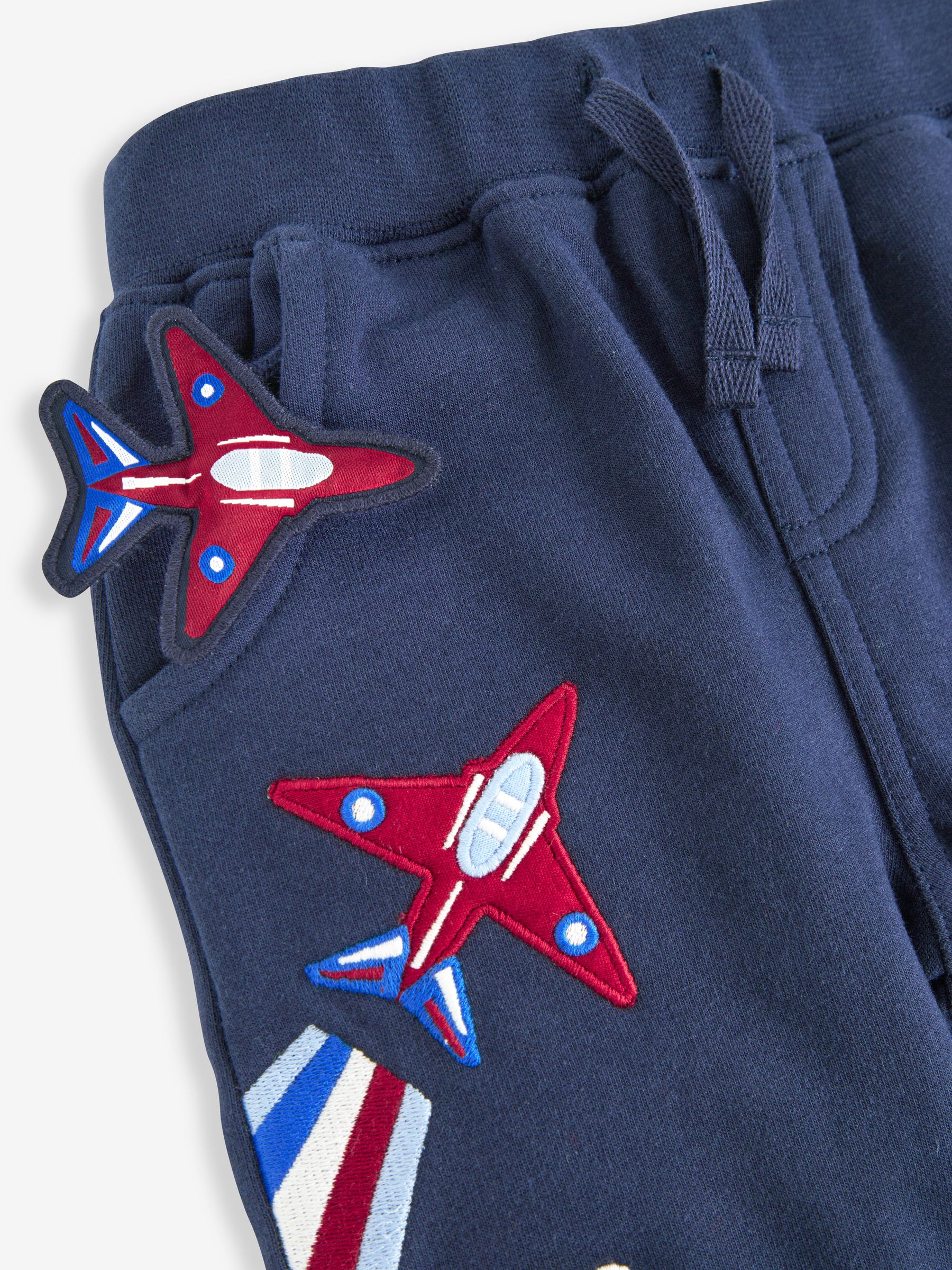 Red Arrows Appliqué With Pet In Pocket Joggers in Navy Blue Red Arrows - Image 3 of 4