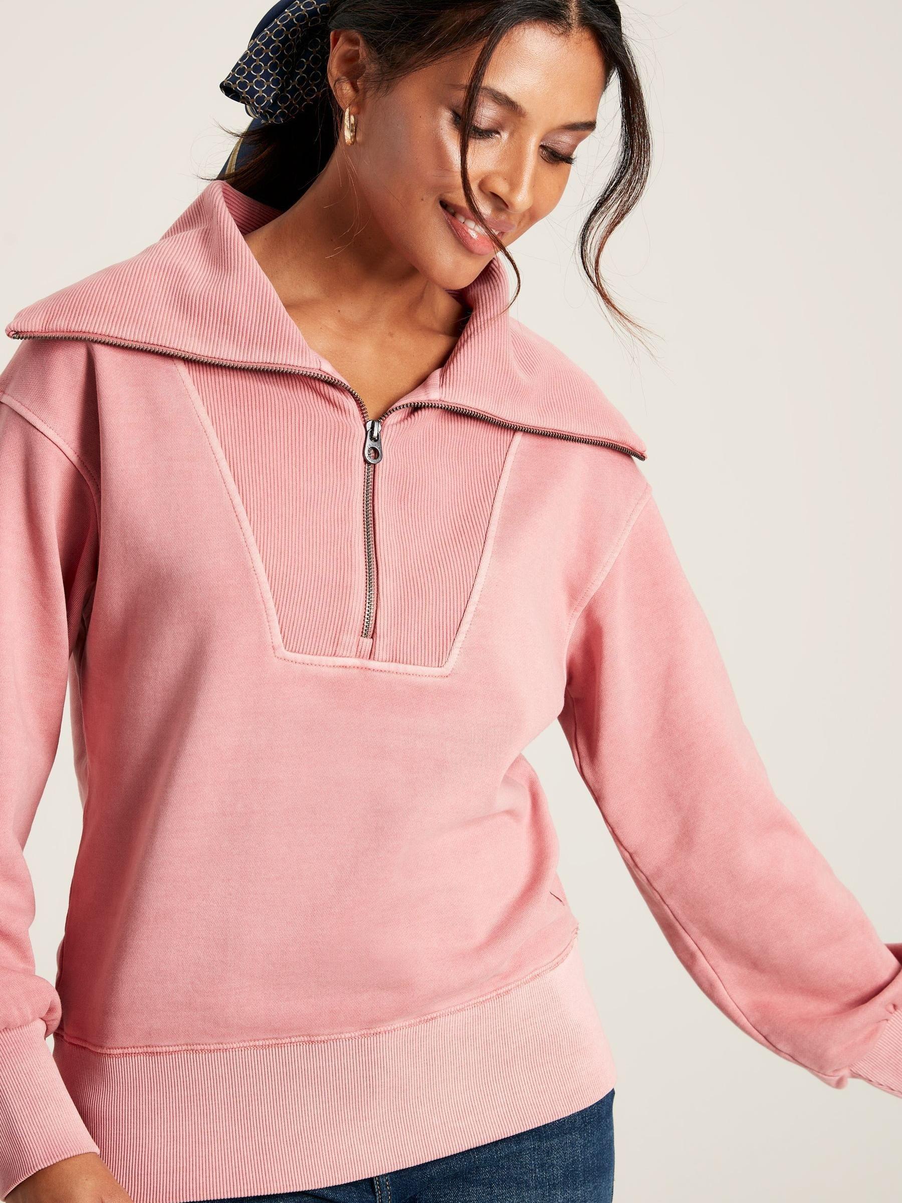 Tia Pink Pullover Sweatshirt - Image 4 of 6