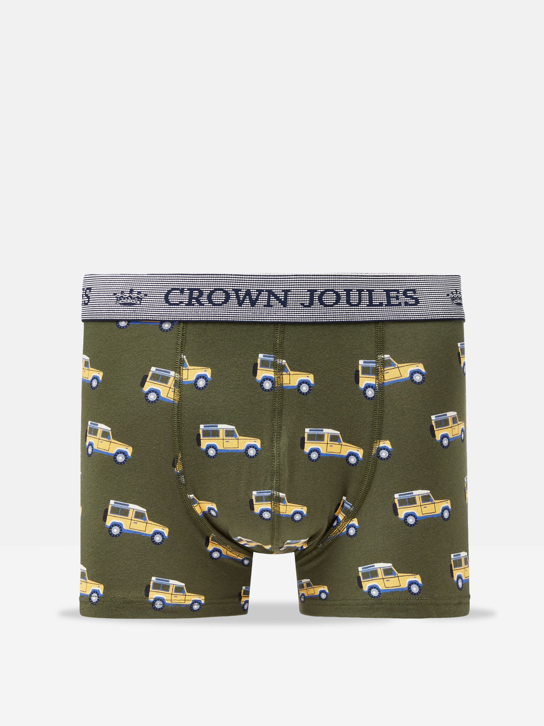 Crown Joules On All Fours Cotton Boxer Briefs (2 Pack) - Image 2 of 4