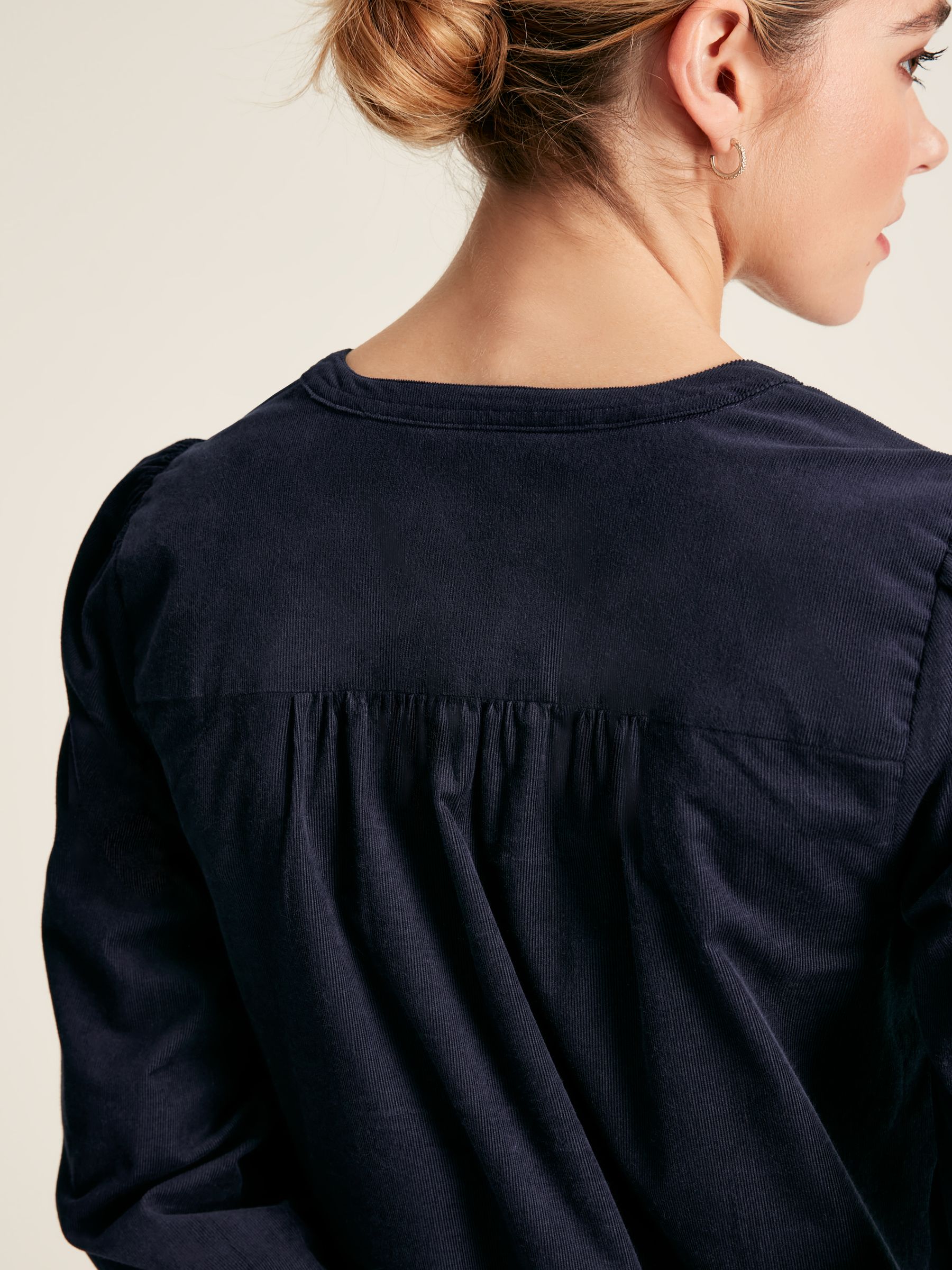 Hattie Navy Corduroy Dress - Image 4 of 6