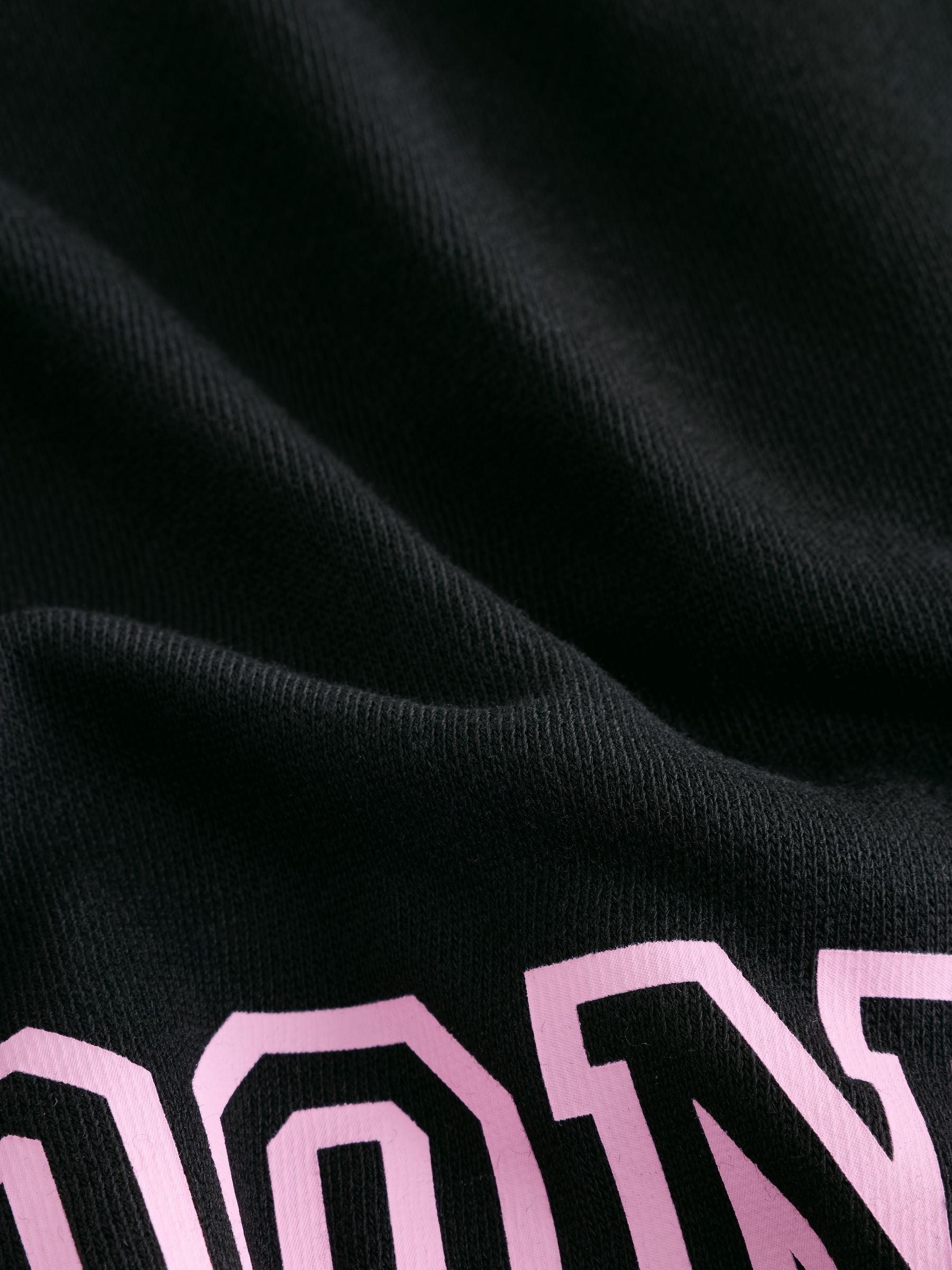 Black London Shrunken Full Zip Hoodie - Image 6 of 6