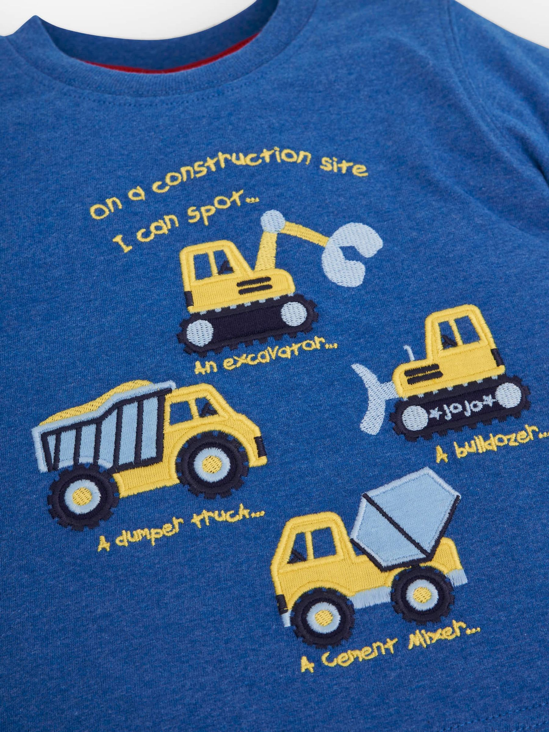 Cobalt Kids' Construction Appliqué T-Shirt - Image 2 of 2
