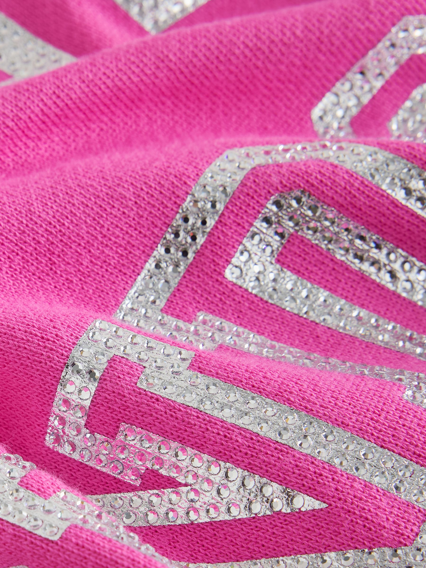 Pink Gossip London Shrunken Full Zip Hoodie - Image 6 of 6