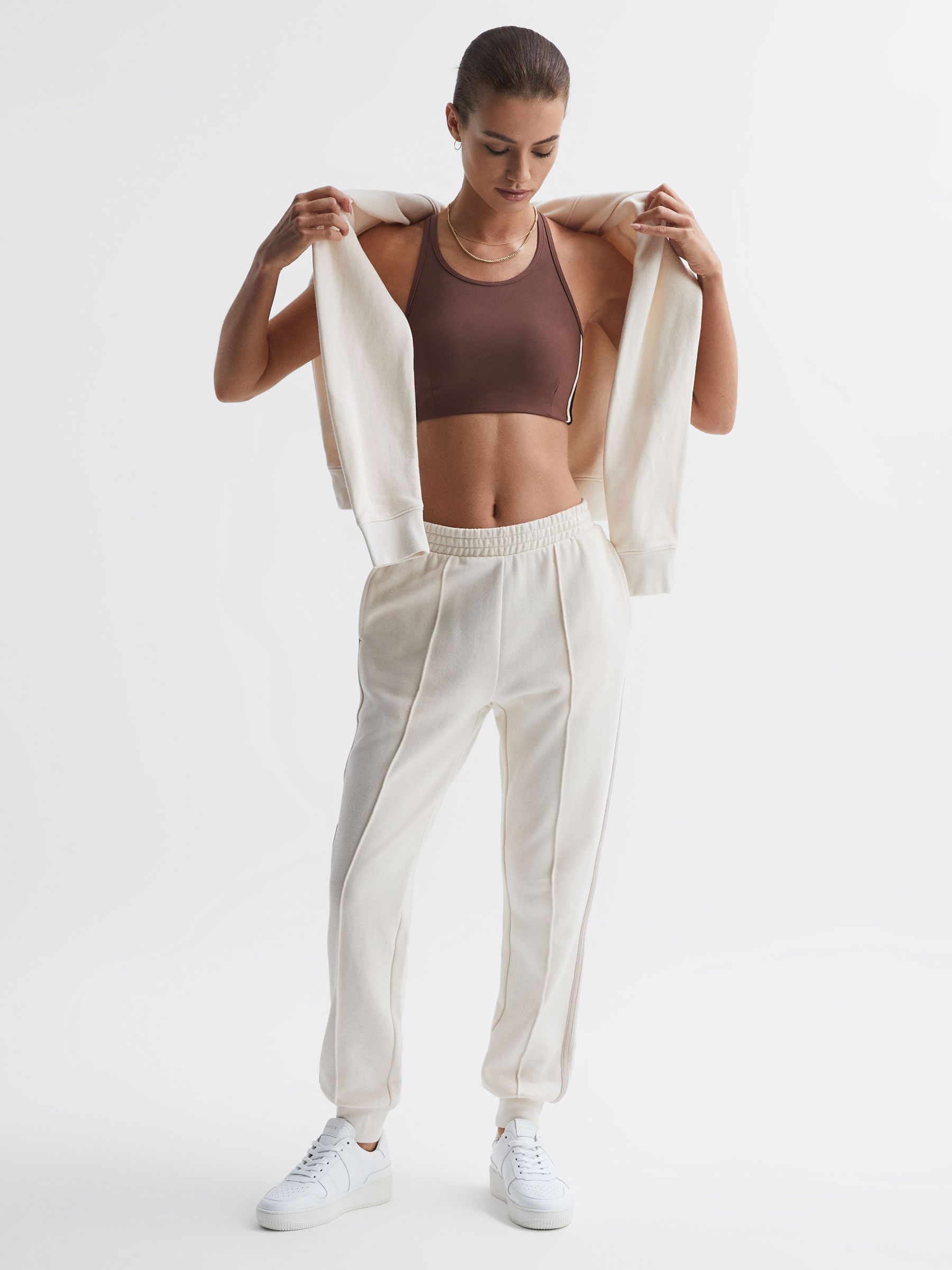 The Upside Racerback Sports Bra in Brown - Image 7 of 7
