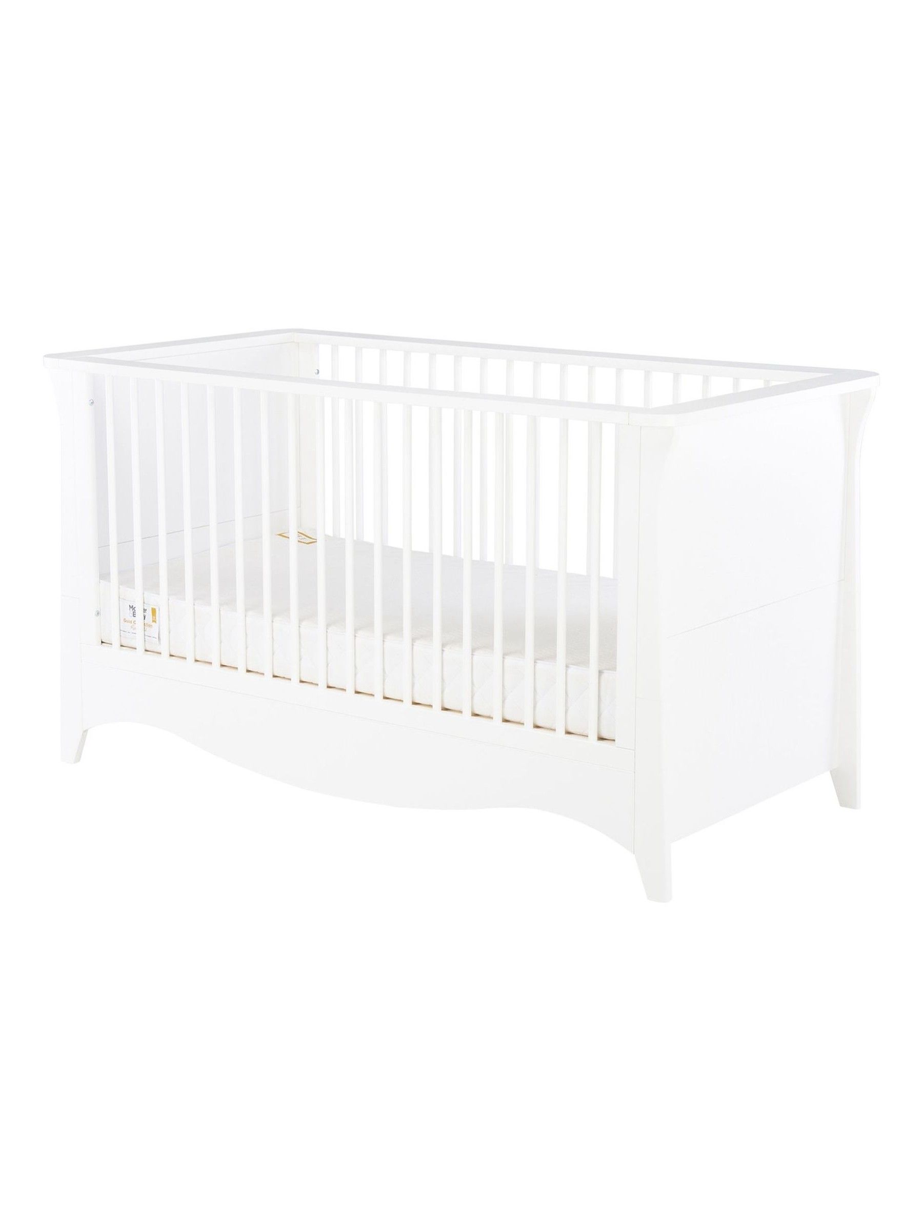 CuddleCo White Clara Cot Bed - Image 5 of 5