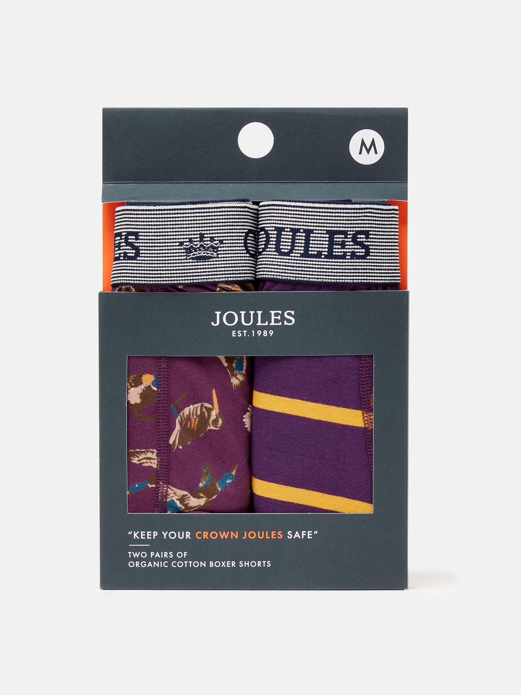 Crown Joules Game For It Cotton Boxer Briefs (2 Pack) - Image 1 of 4