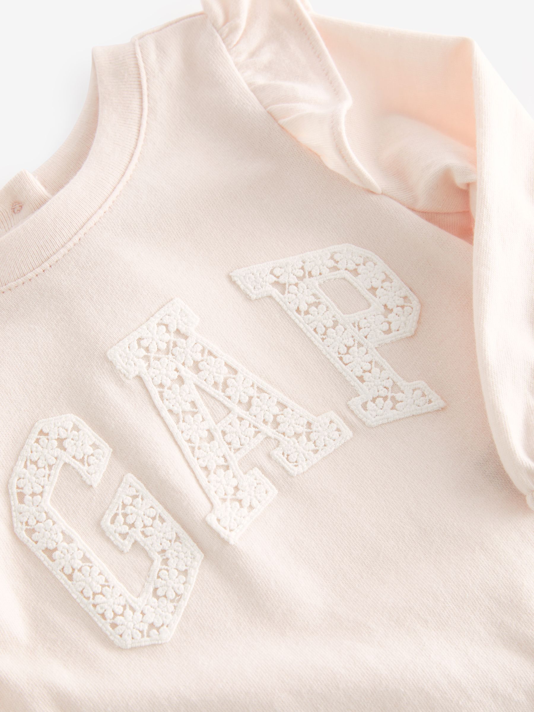Pink Logo Baby Sleepsuit (Newborn-24mths) - Image 3 of 3