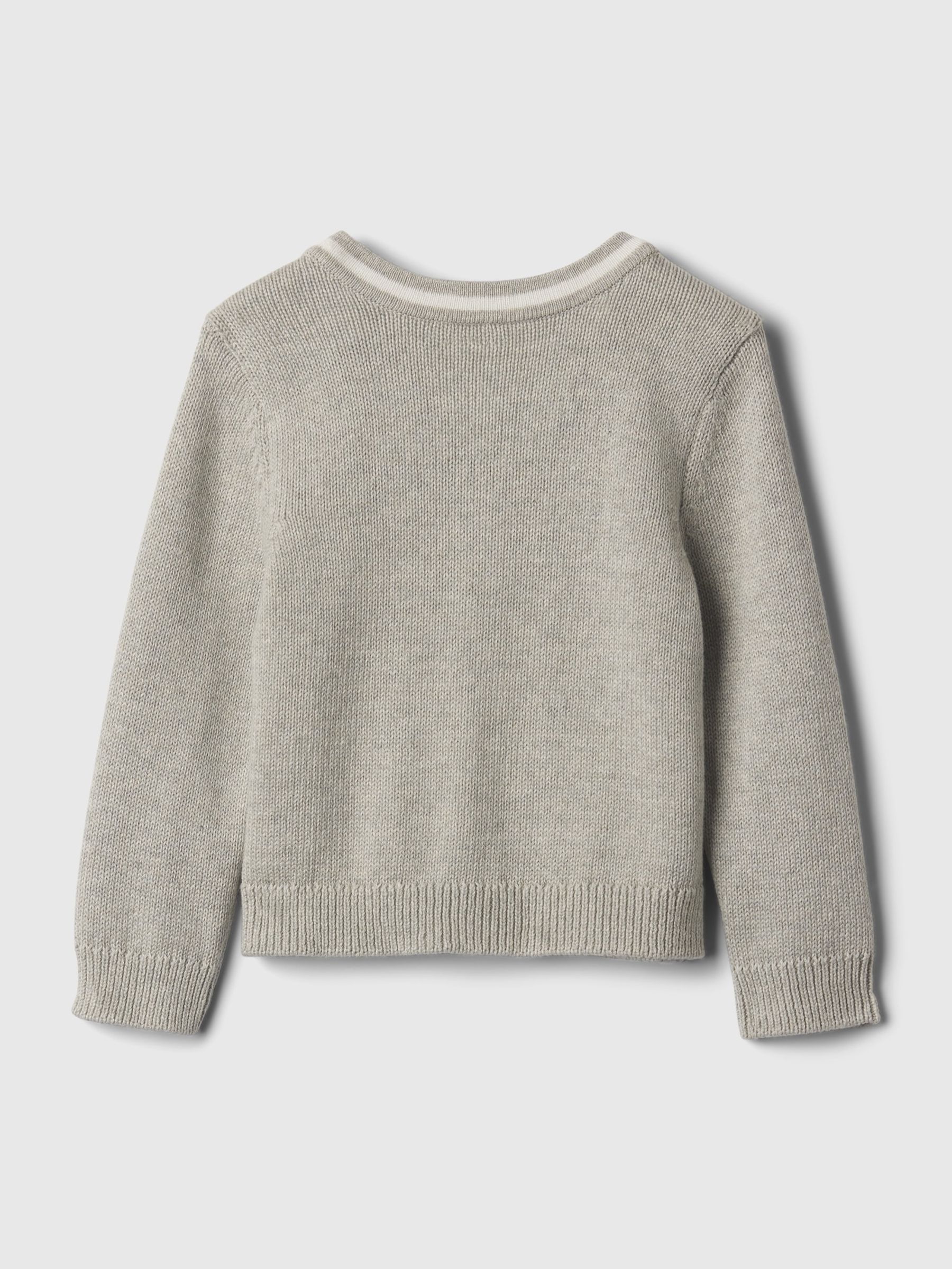 Grey Button Up Cardigan (Newborn-24mths) - Image 2 of 3