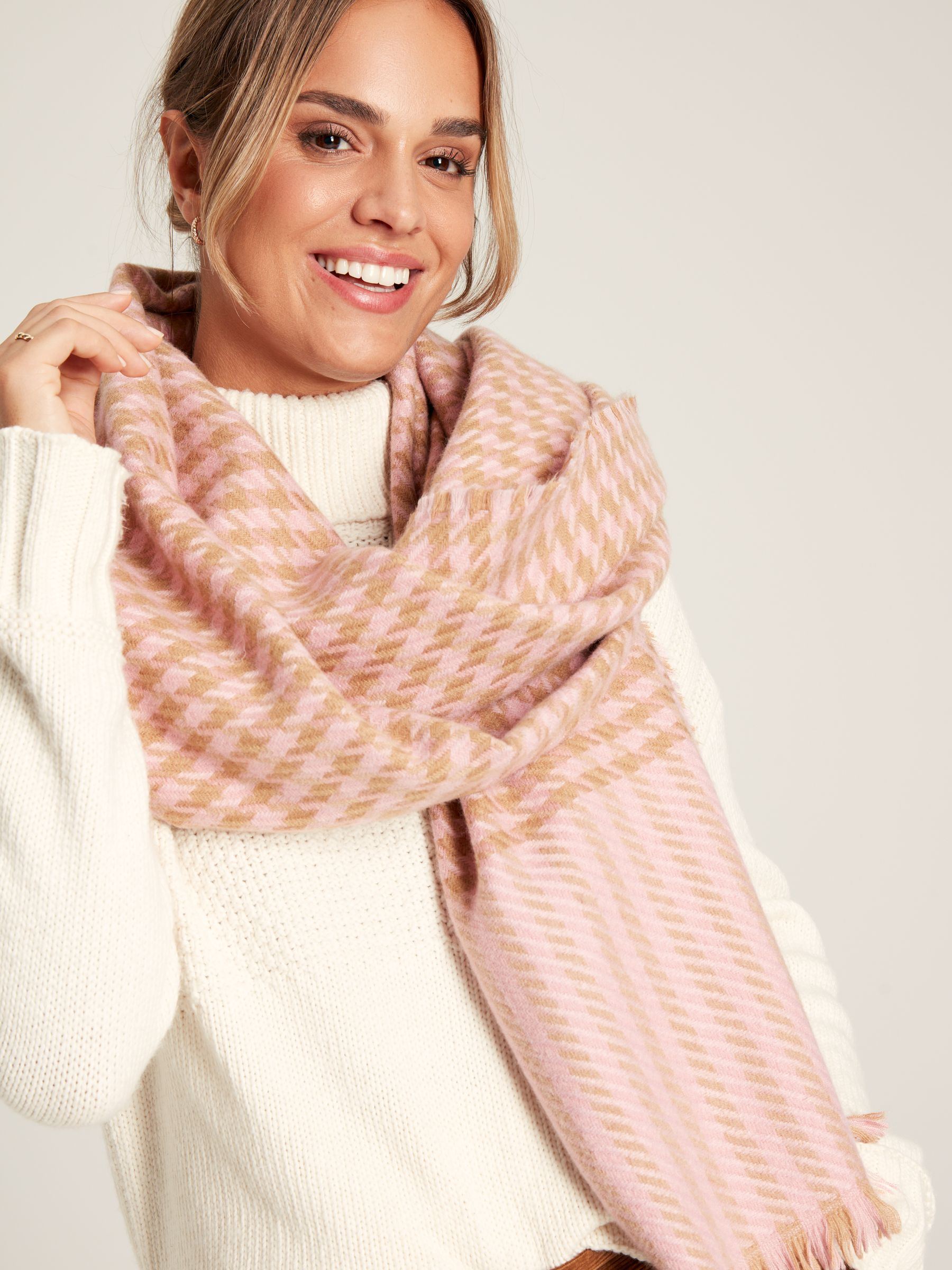 Bracewell Sand Oversized Blanket Scarf - Image 2 of 5