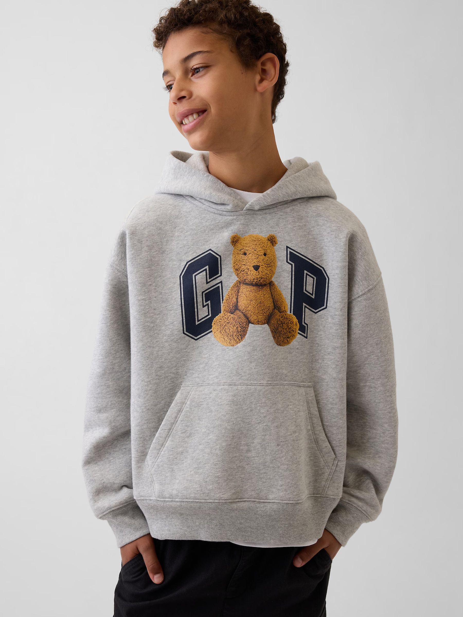 Grey Vintage Soft Brannan Bear Logo Hoodie - Image 1 of 5 Grey Vintage Soft Brannan Bear Logo Hoodie - Image 1 of 5