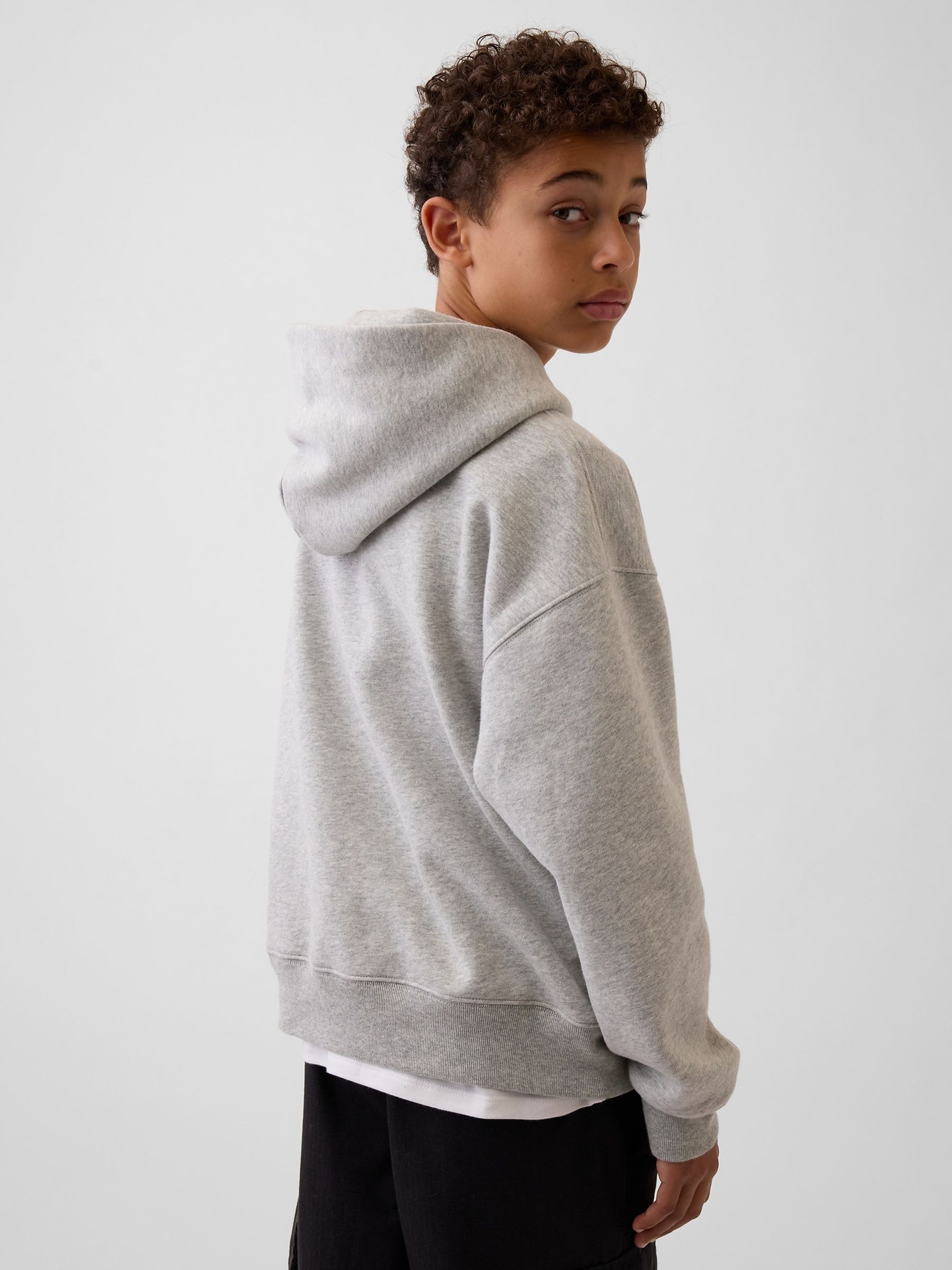 Grey Vintage Soft Brannan Bear Logo Hoodie - Image 3 of 5