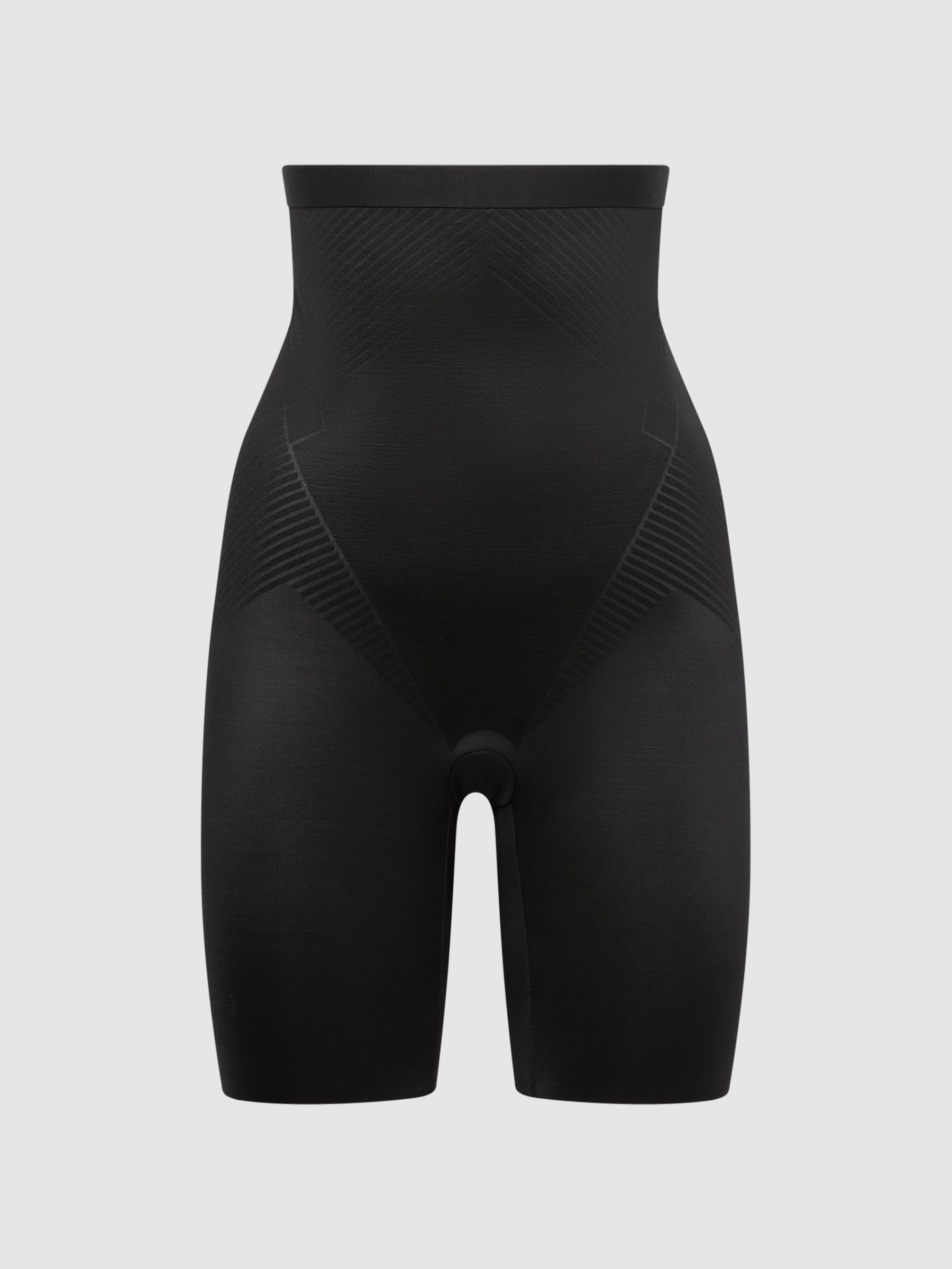 Spanx Shapewear Firming High-Waisted Mid-Thigh Shorts in Black - Image 2 of 3