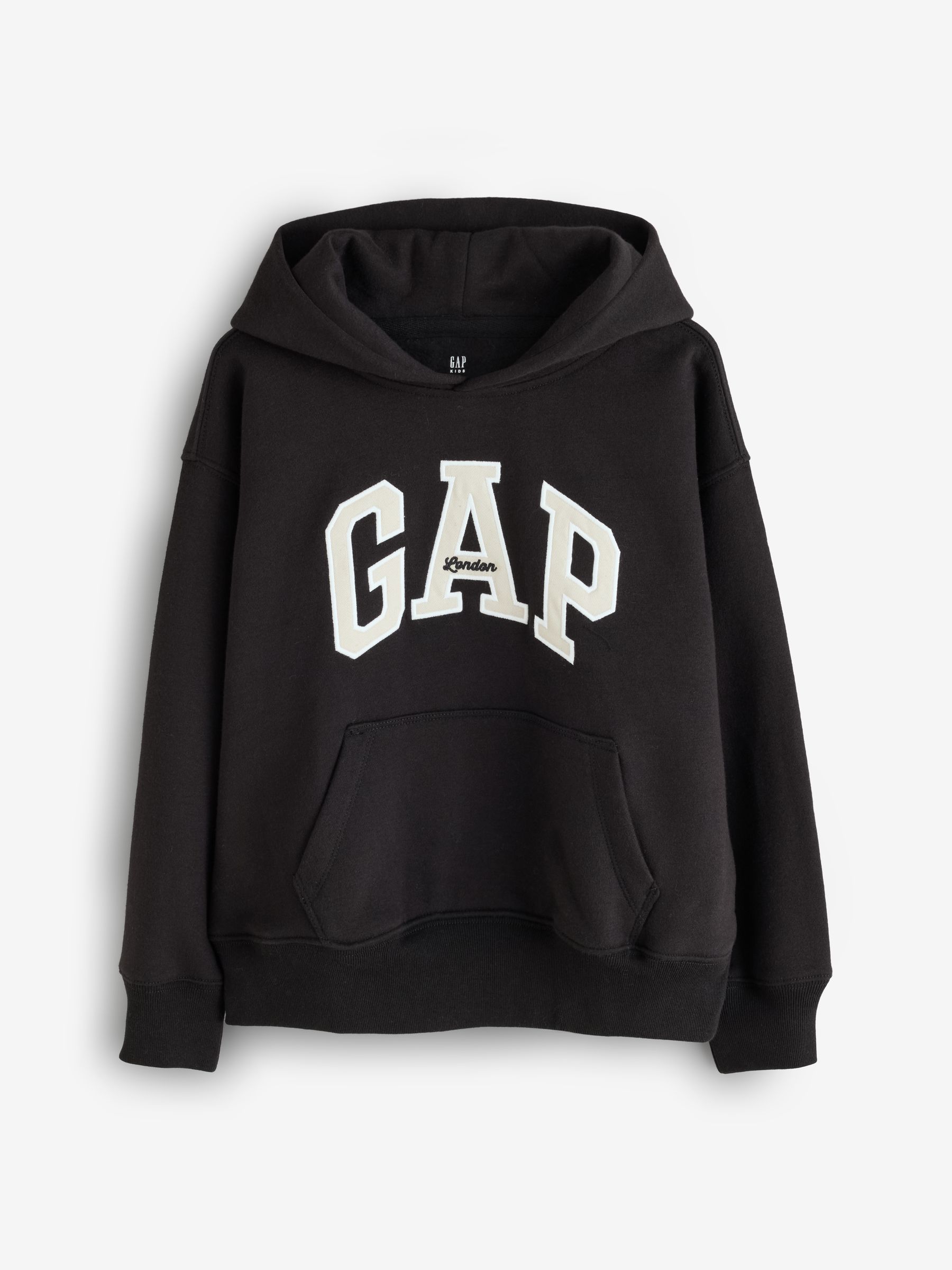 Black London Arch Logo Hoodie - Image 1 of 4