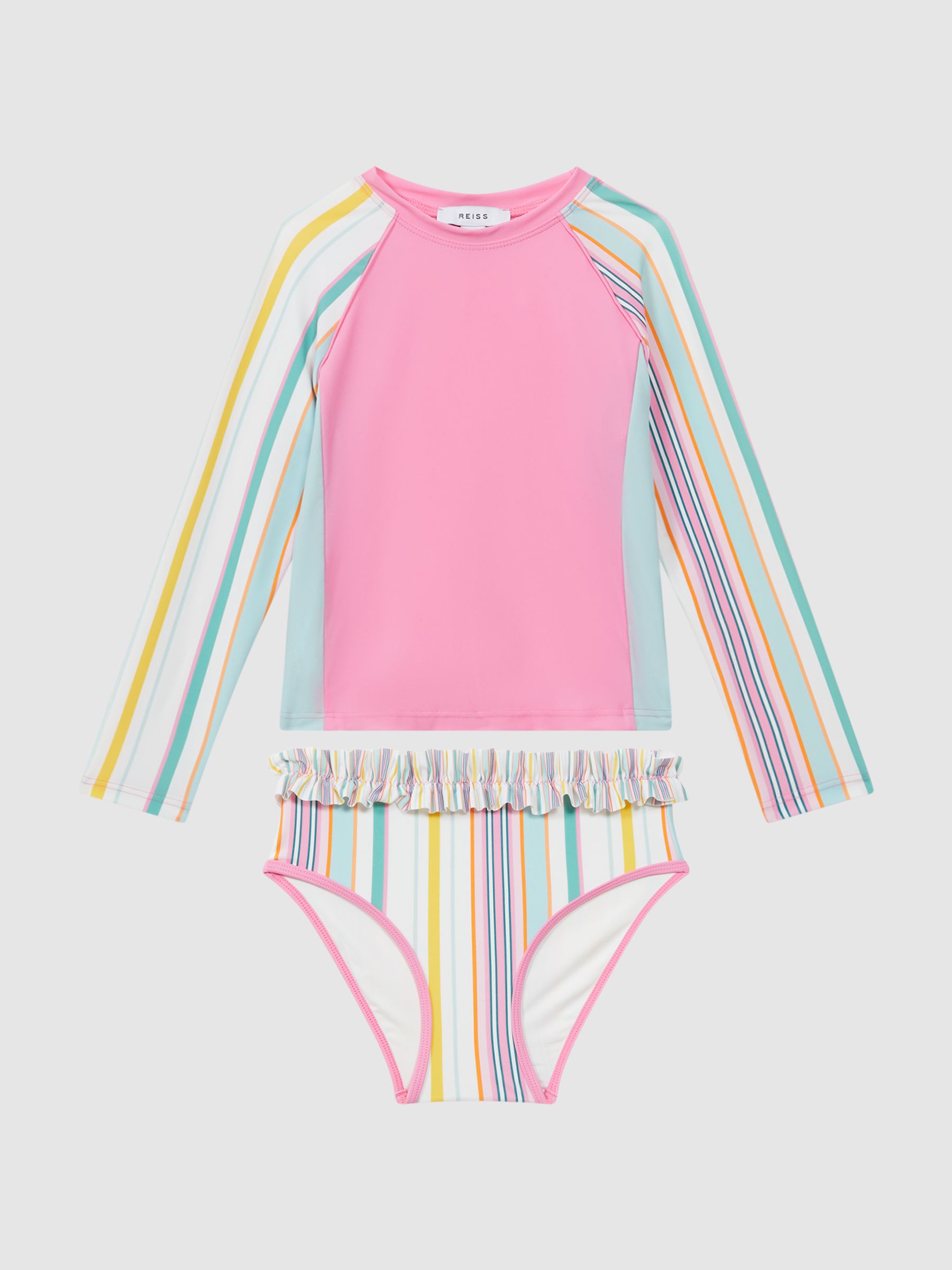 Three Piece Bikini Set in Multi - Image 8 of 9