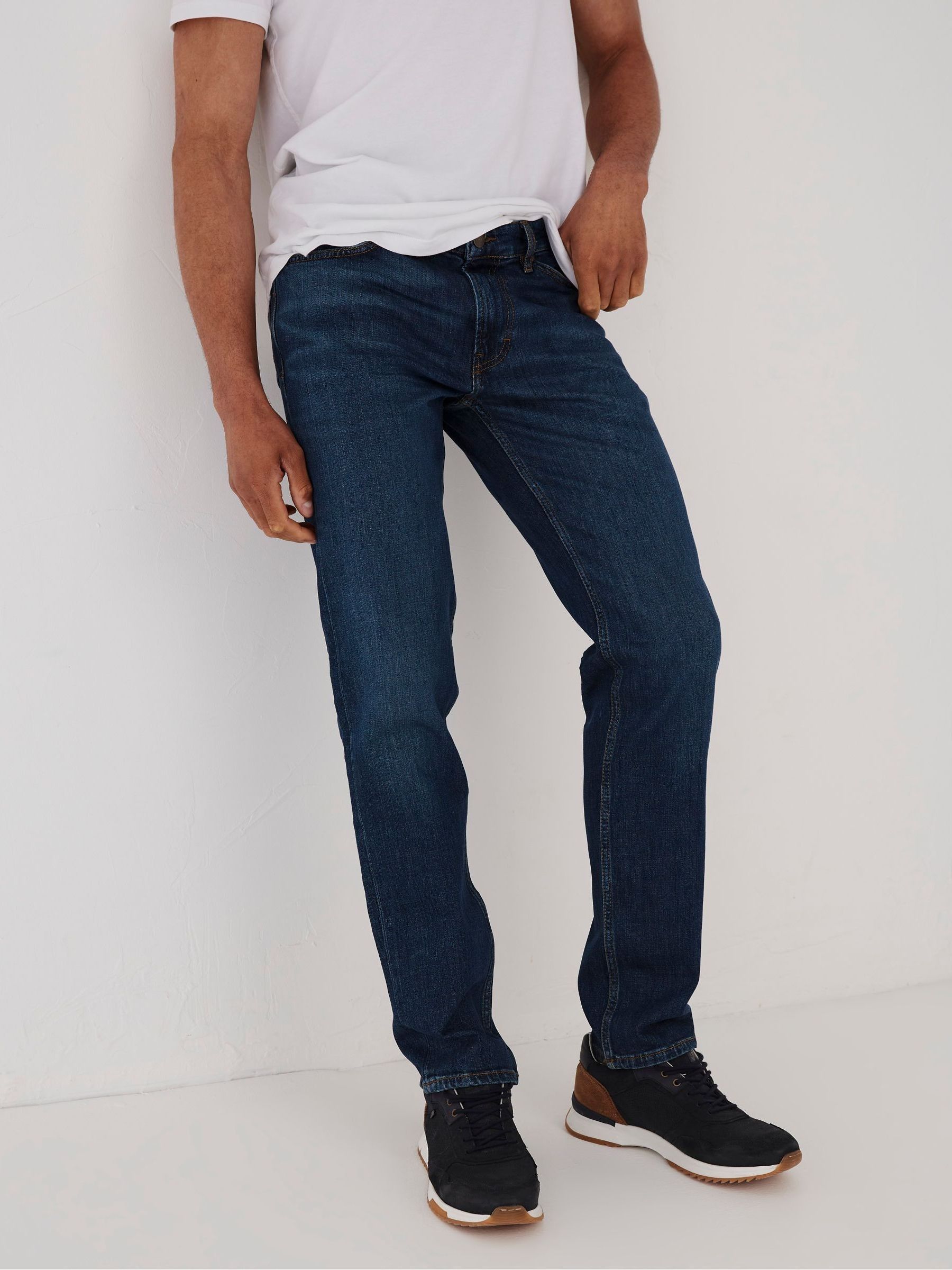 Blue Slim Mid Wash Jeans - Image 3 of 7