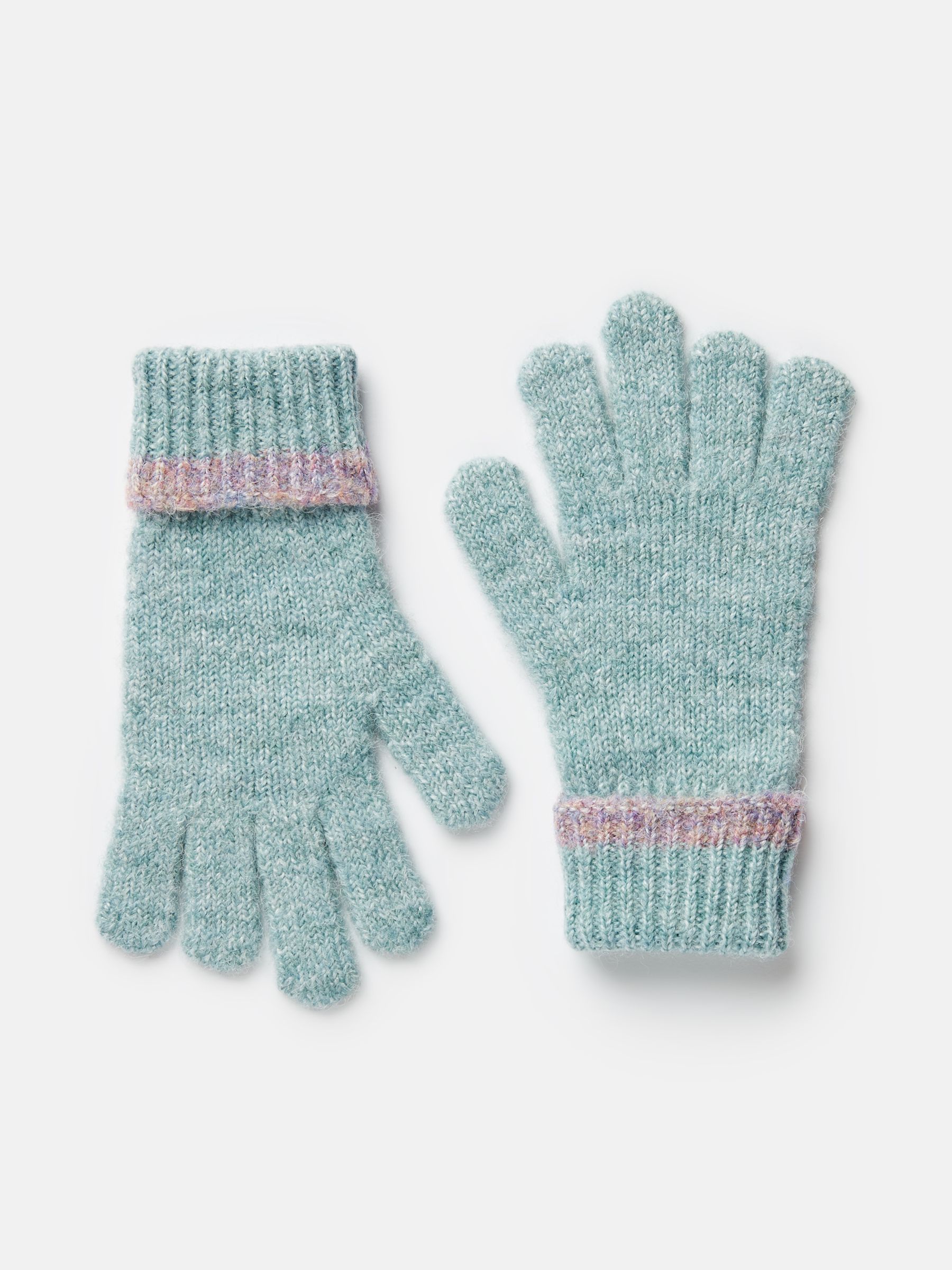 Beatrice Blue Knitted Gloves - Image 1 of 3